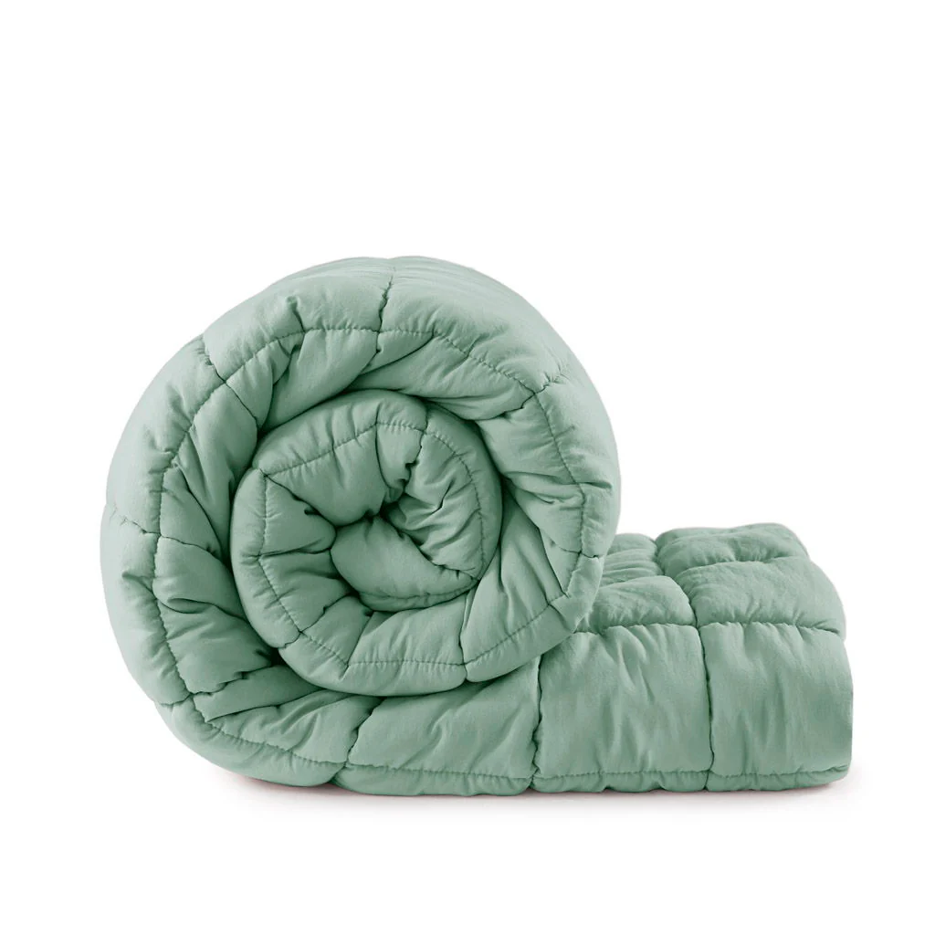 Dream Puff - Down Alternative Comforter Set - Sage - Image 2