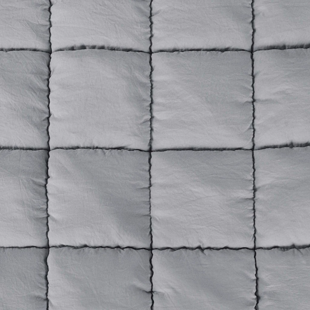 Dream Puff - Down Alternative Twin Comforter Set - Gray - Image 2