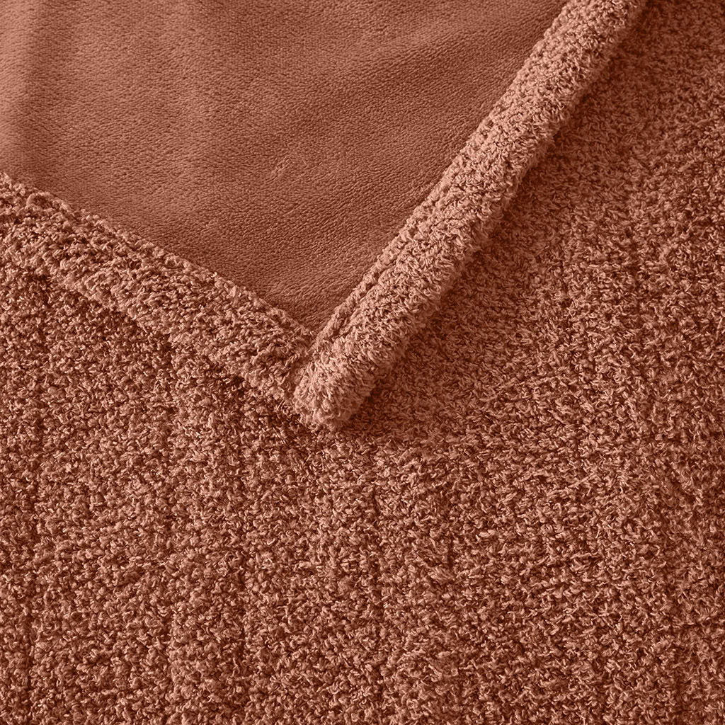 Dream Soft Heated - King Blanket - Rust - Image 3