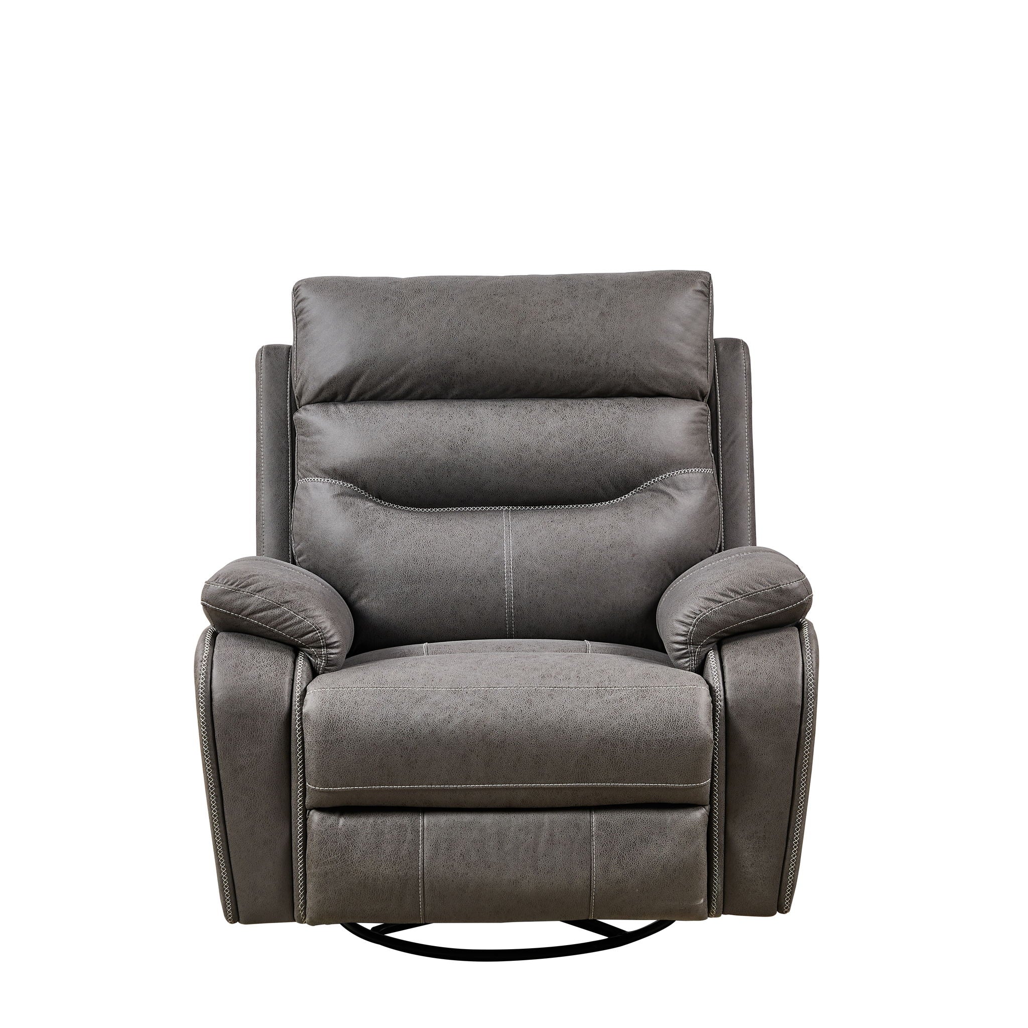Liyasi - Dual Okin Motor Rocking And 240° Swivel Single Sofa Seat Recliner Chair Infinite Position, Head Rest With Power Function - Image 3