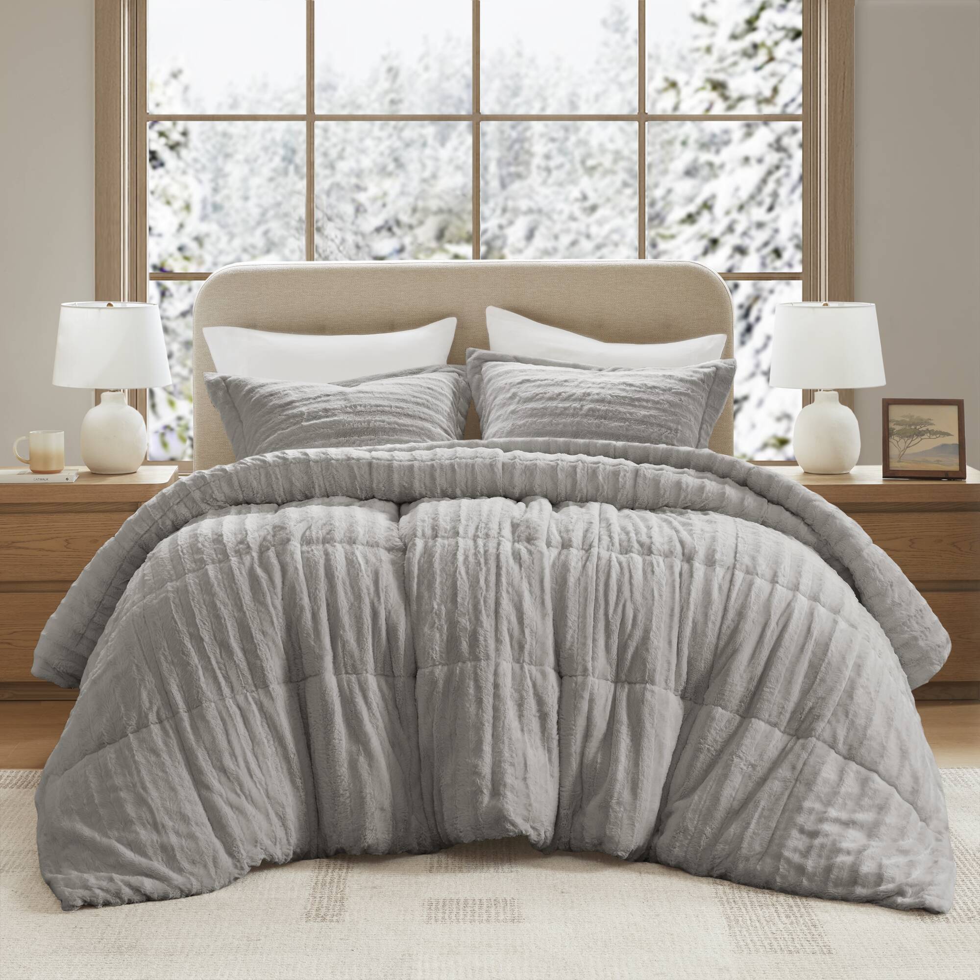 Duke - Comforter Mini Set - Gray - Image 3