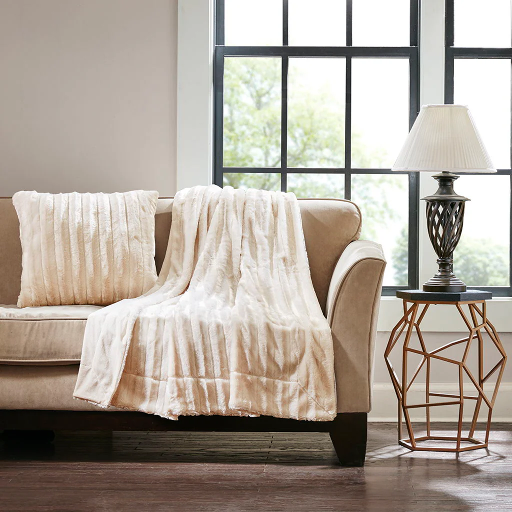 Duke - Square Pillow - Ivory - Image 2