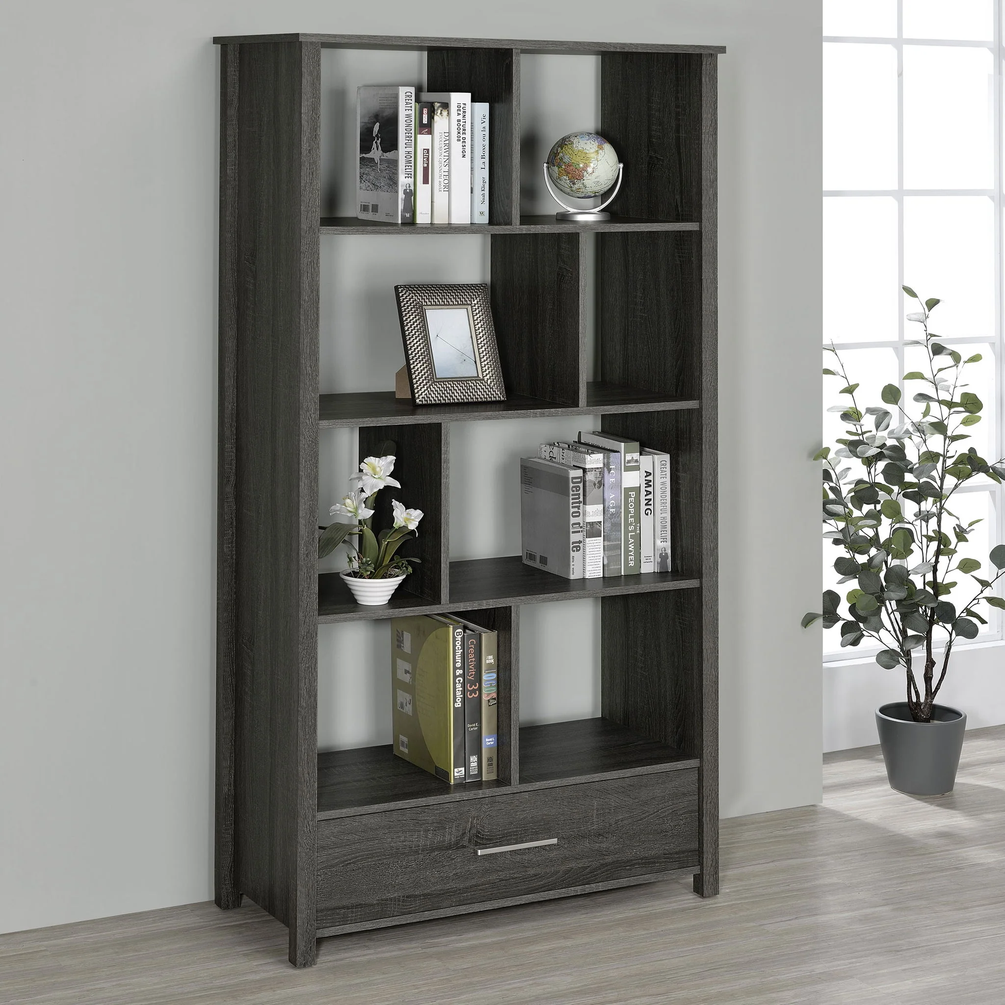 Dylan - 4 Shelf Storage Bookshelf - Image 4