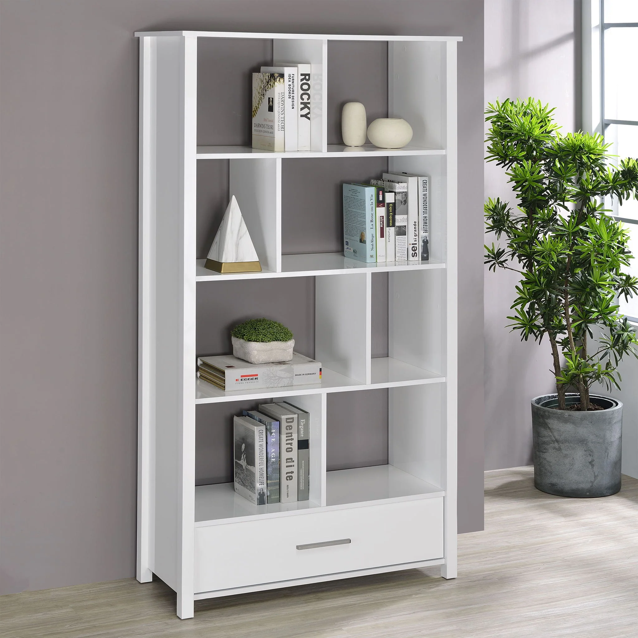 Dylan - 4 Shelf Storage Bookshelf - Image 8