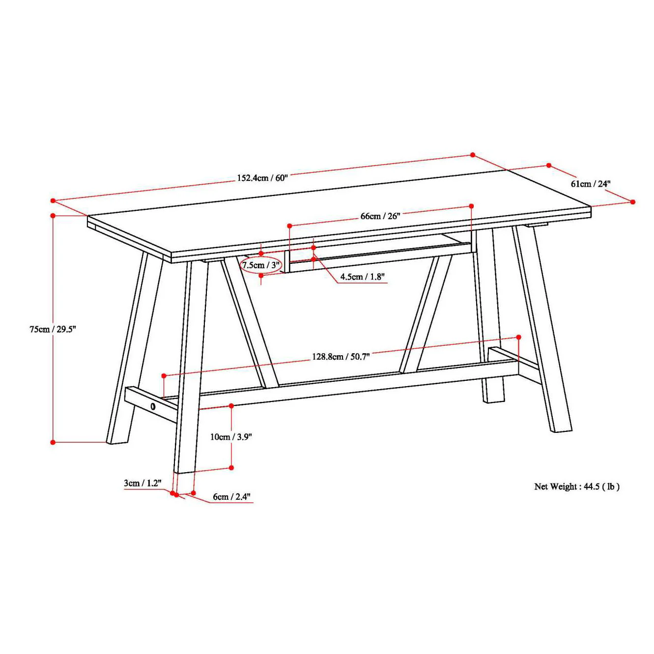 Dylan - Handcrafted Desk - Image 7