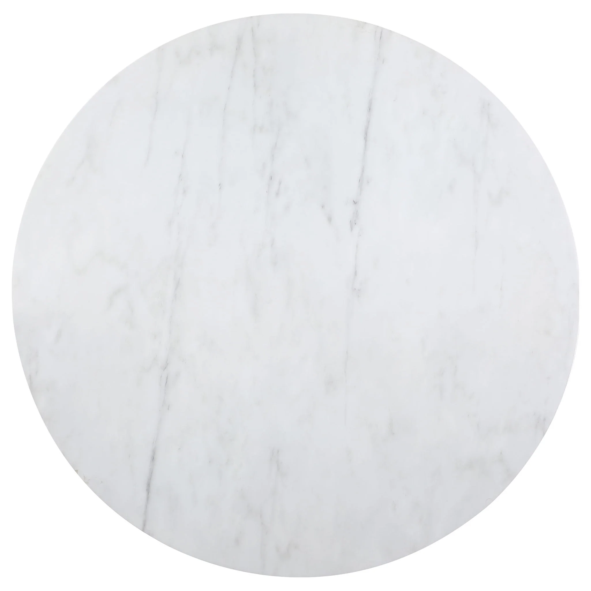 Earline - Round Dining Table - White Marble - Image 3