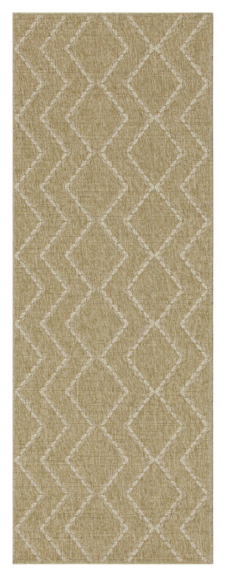 Earth - 5'3" X 7'3" Indoor, Outdoor Area Rug - Jute / White - Image 3