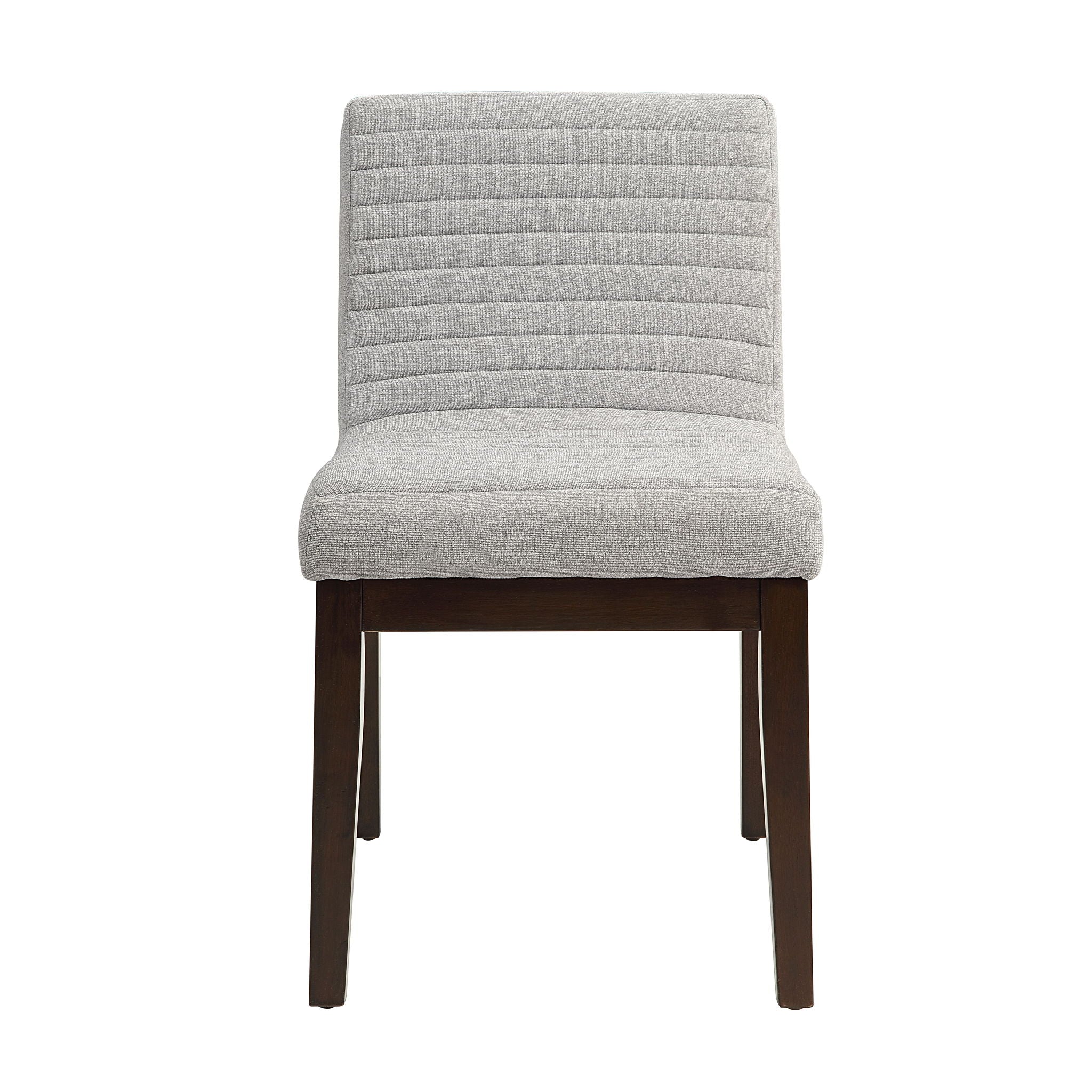 Edwyn - Linen Side Chair (Set of 2) - Gray - Image 2