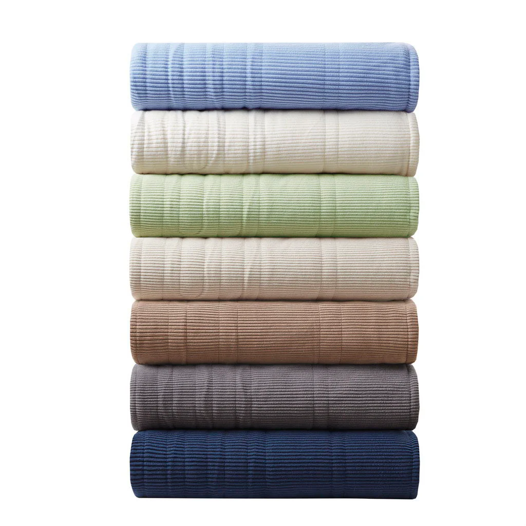 Electric Micro Fleece - King Heated Blanket - Beige - Image 3