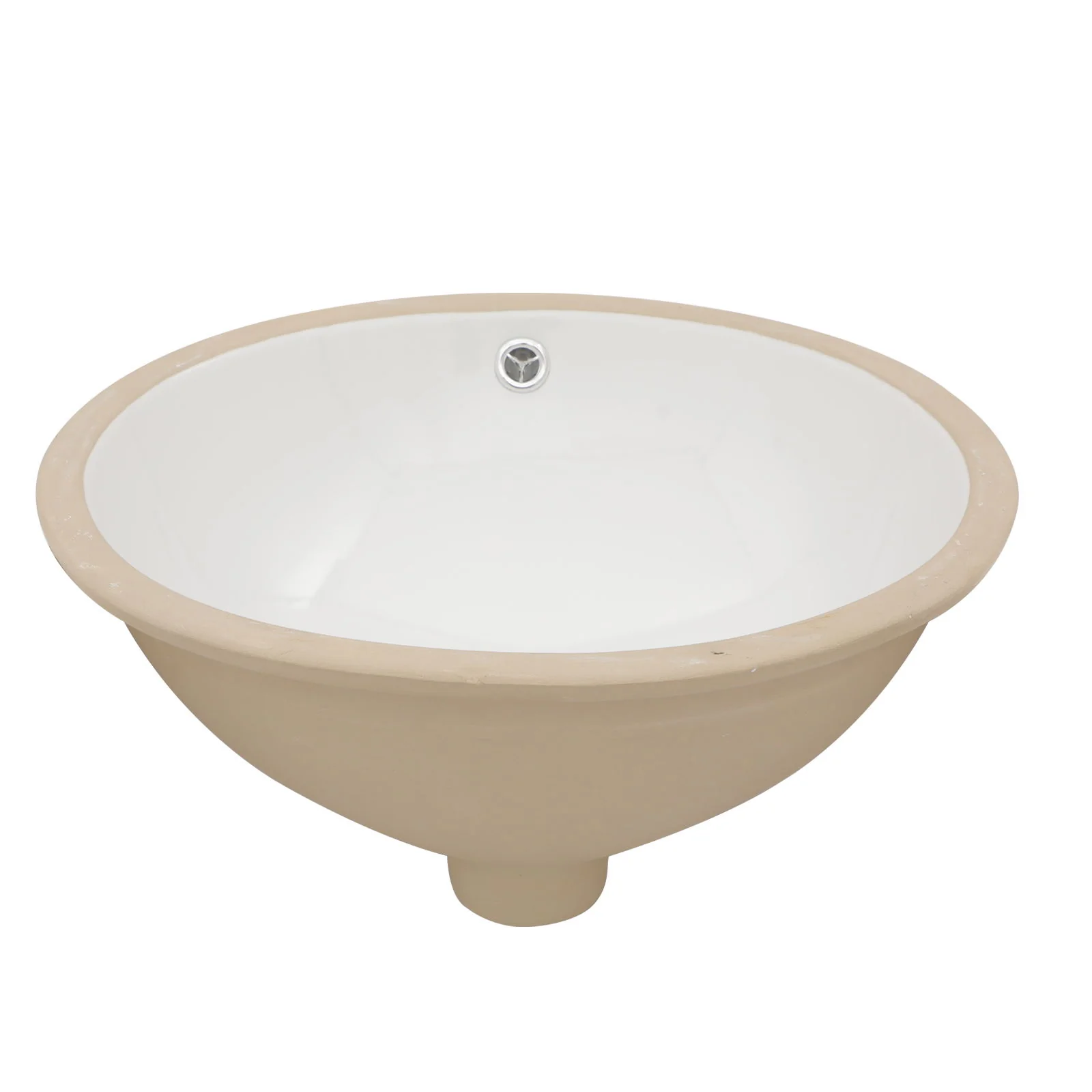 Elegant Ceramic Oval Undermount Bathroom Sink With Overflow - Image 3