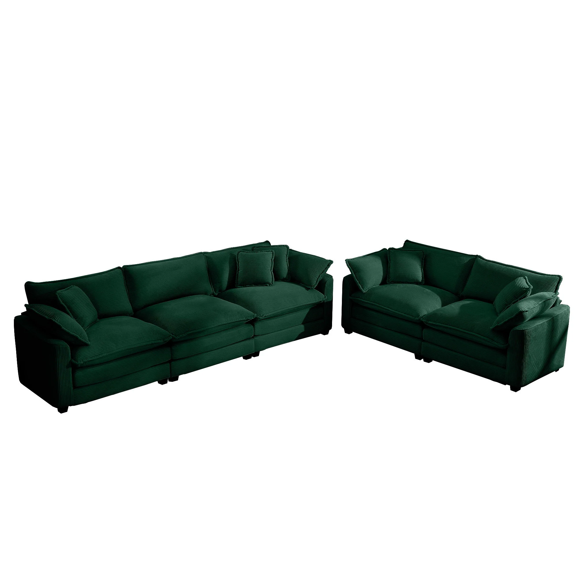 Elegant Oversized Sectional Sofa Set With Deep Seats And Flexible Layout - Image 16