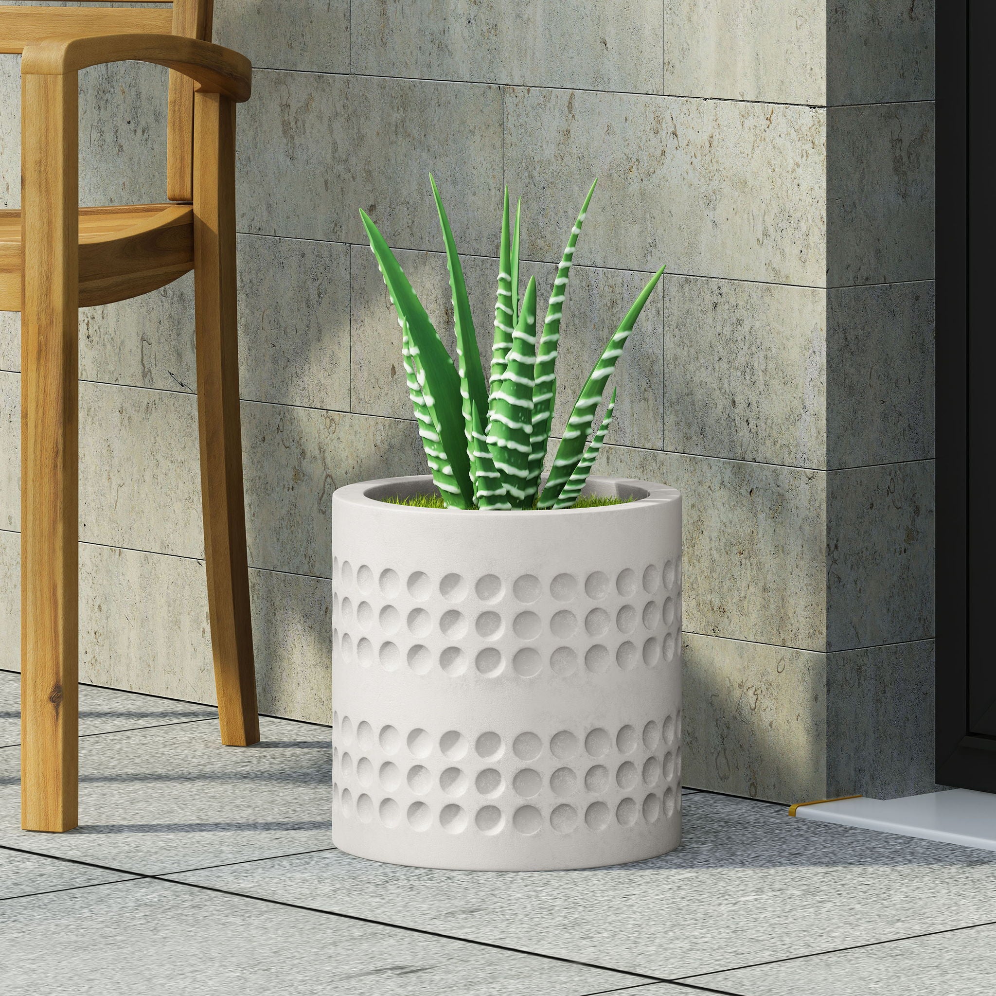 Elegant Design Cube Planter - Image 3