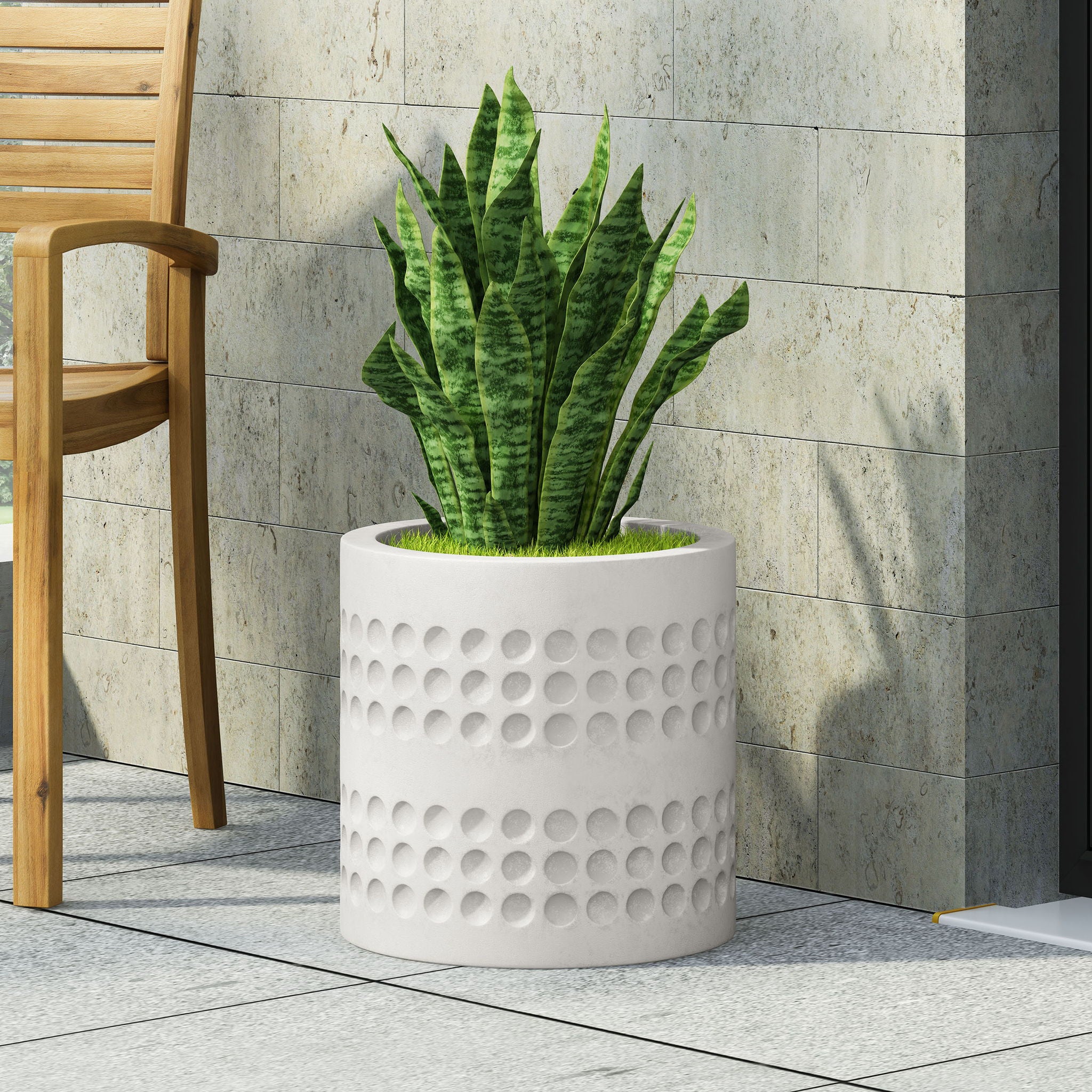 Elegant Design Cube Planter - Image 4