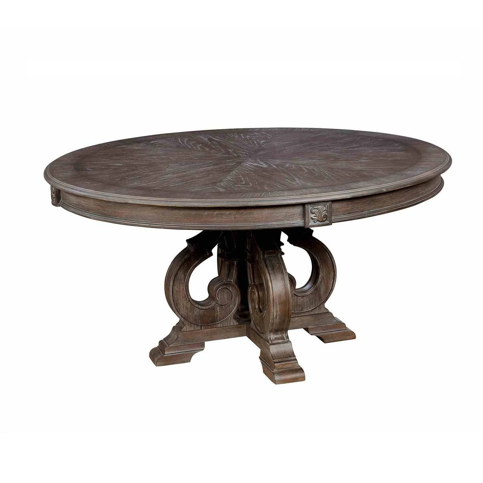 Elegant Dining Set Round Table And Side Chairs