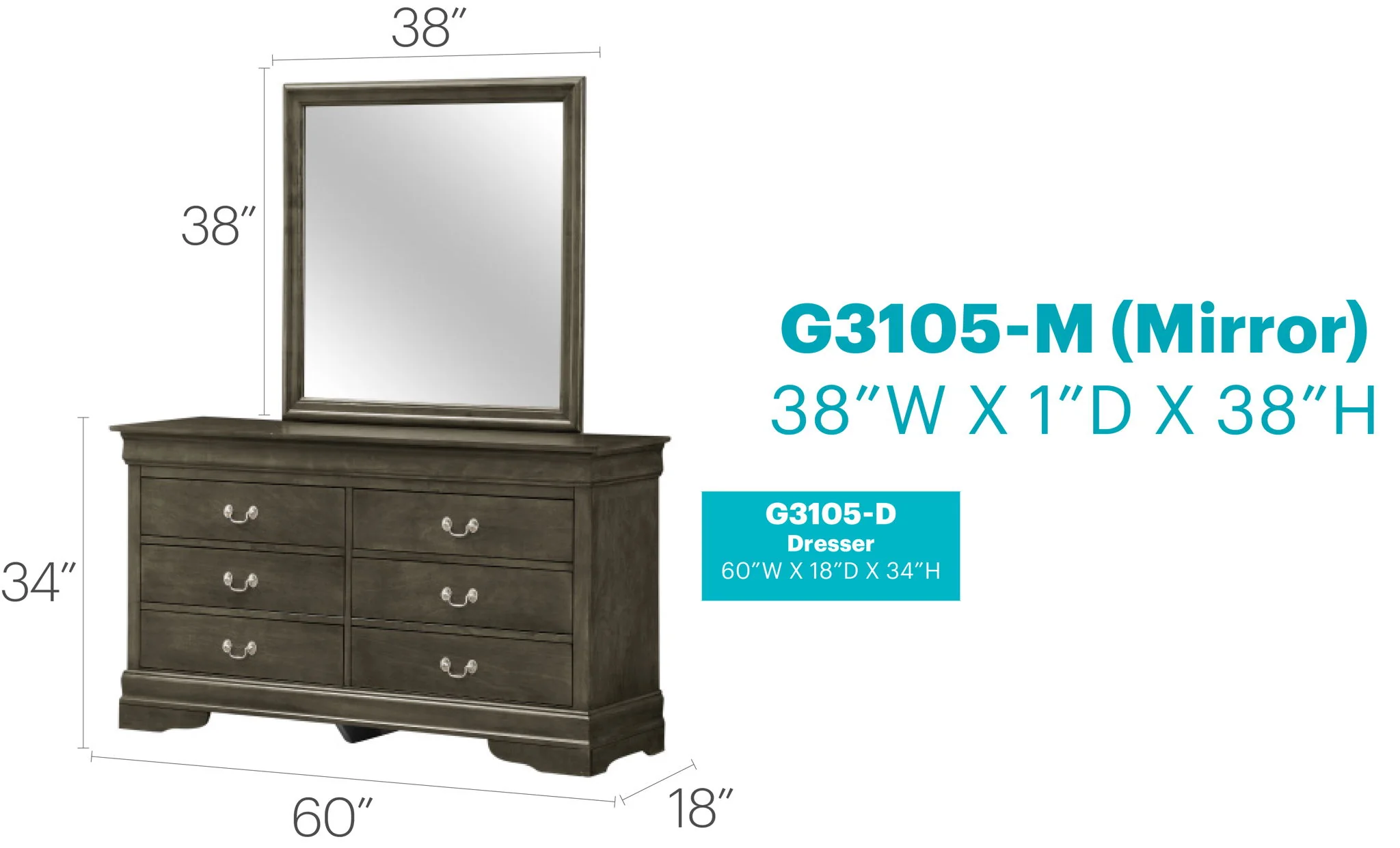 Elegant Traditional Storage Dresser - Image 21