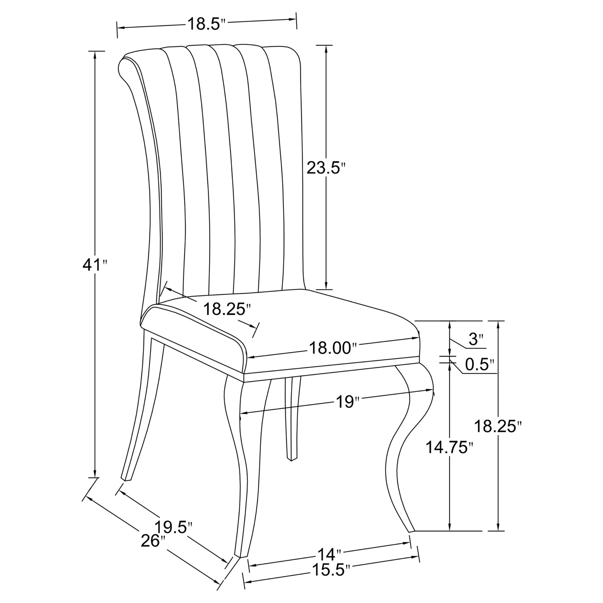 Elegant Upholstered Side Chairs (Set of 4) - Image 6