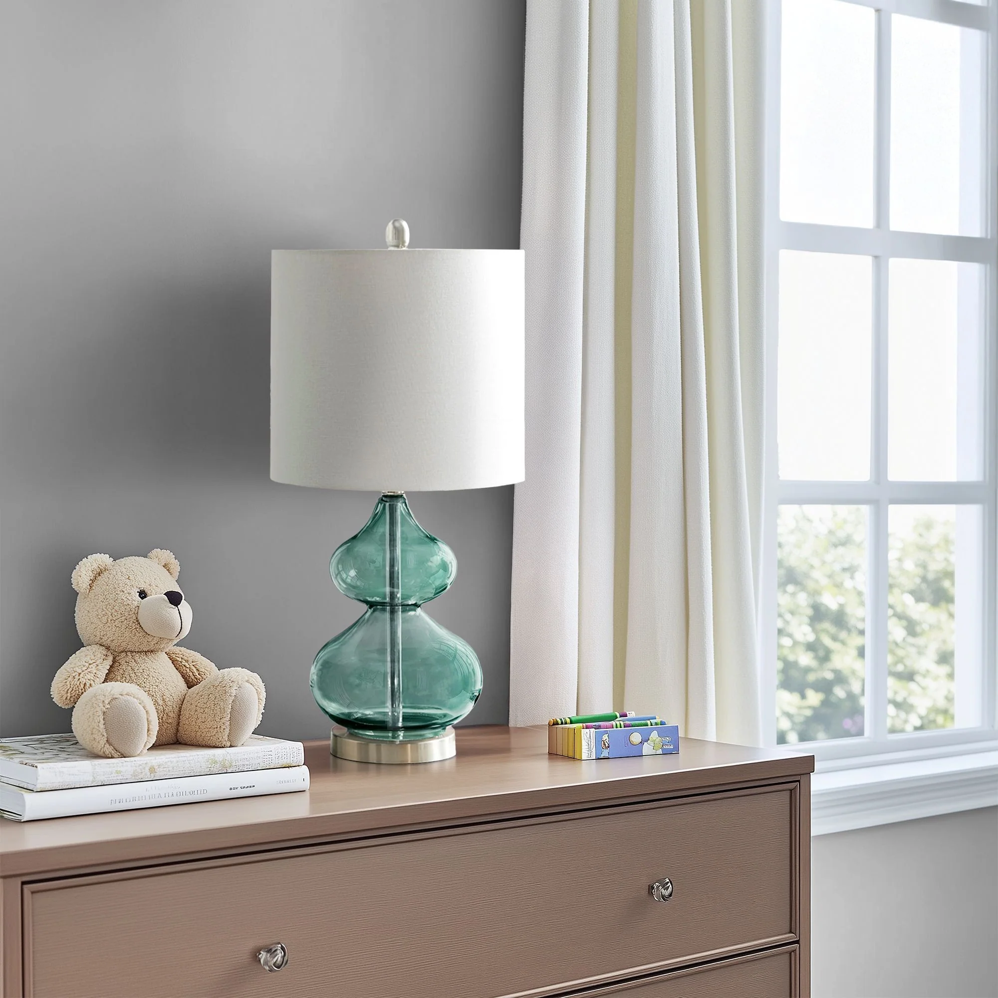 Ellipse - Table Lamp (Set of 2) - Blue - Image 3