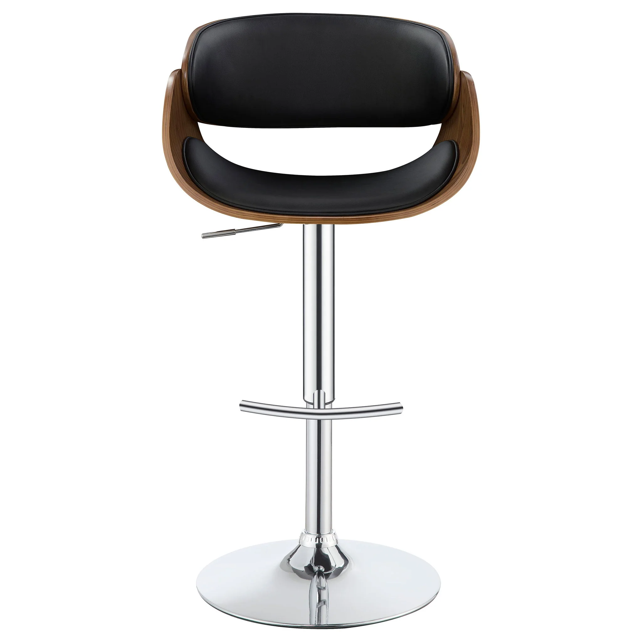 Ergonomic Adjustable Bar Stool - Black - Image 4