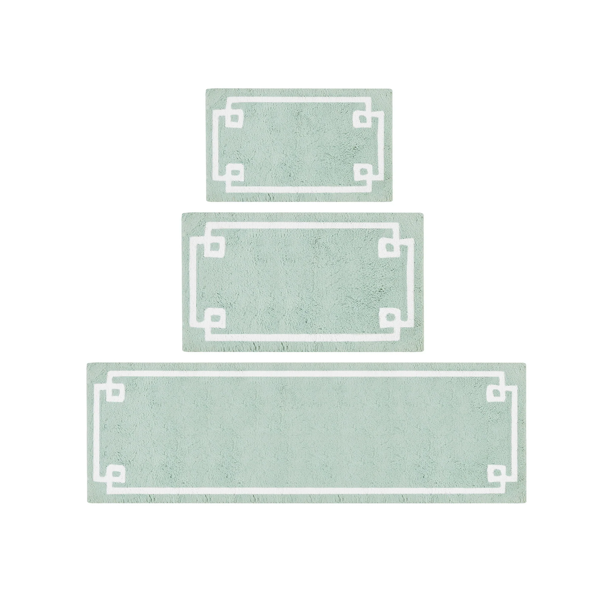 Evan - 24" x 40" Tufted Bath Rug - Seafoam - Image 2