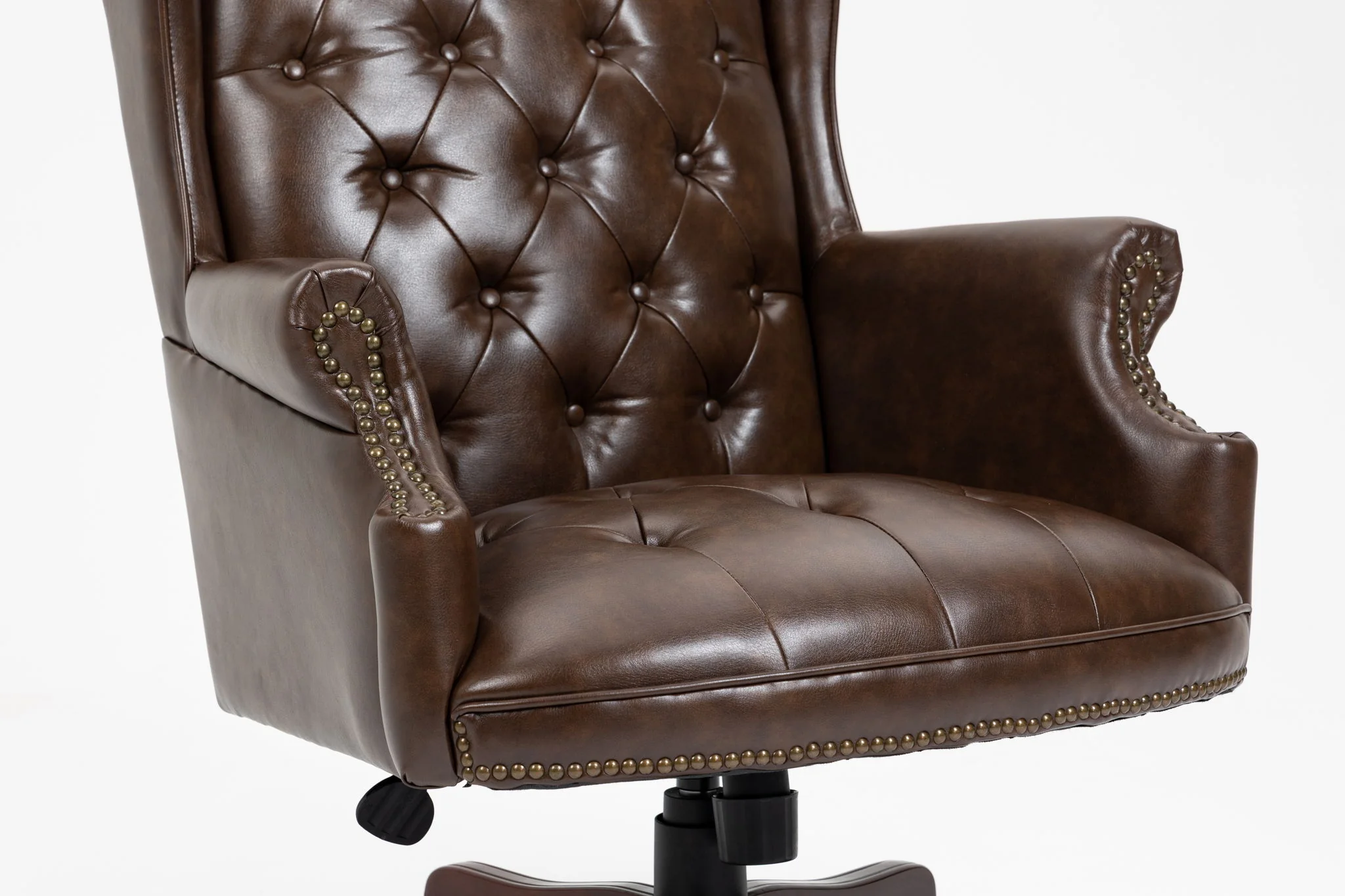 Executive Office Chair, High Back Reclining Comfortable Desk Chair With Smooth Glide Caster Wheels - Image 12