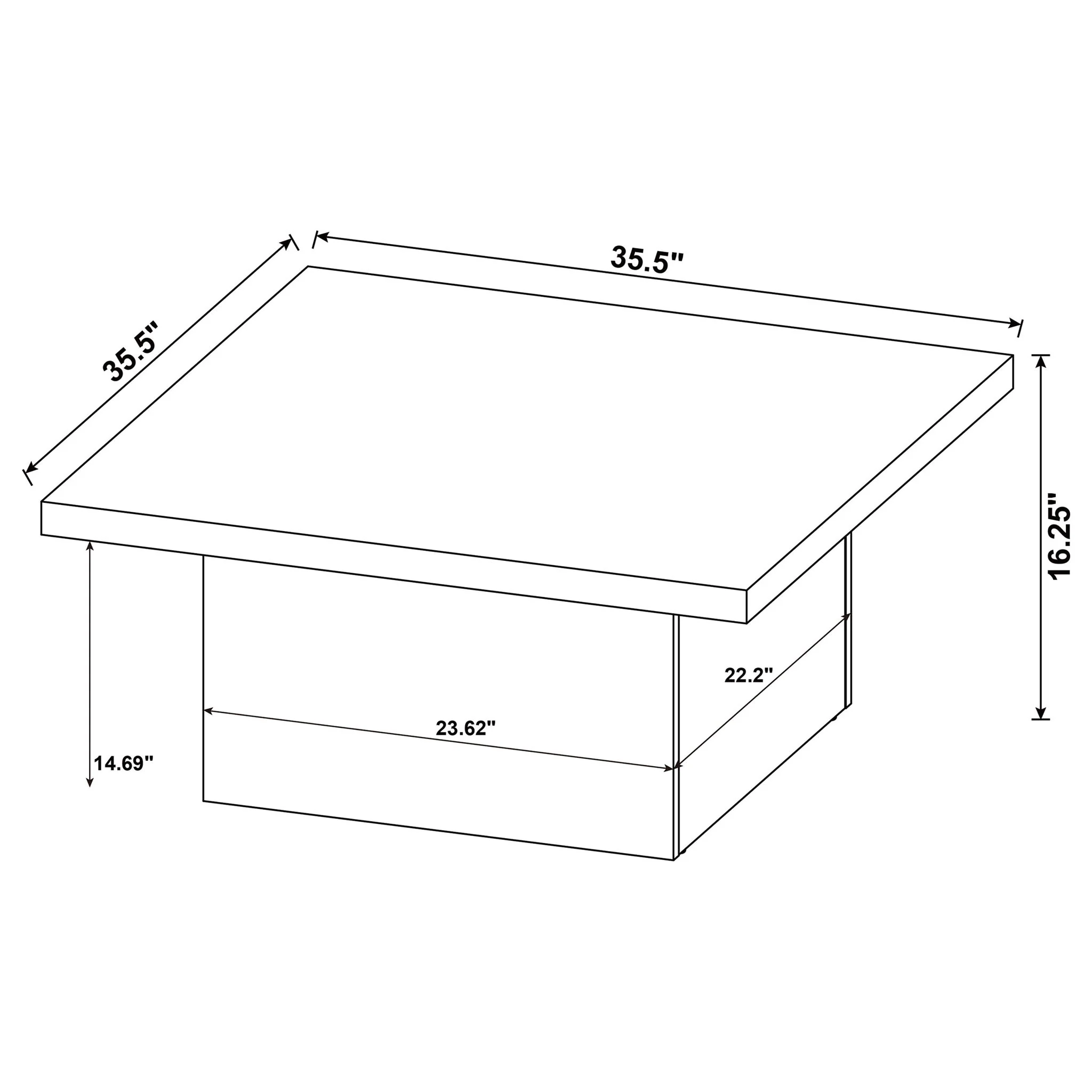 Exeter - Square Table - Image 6