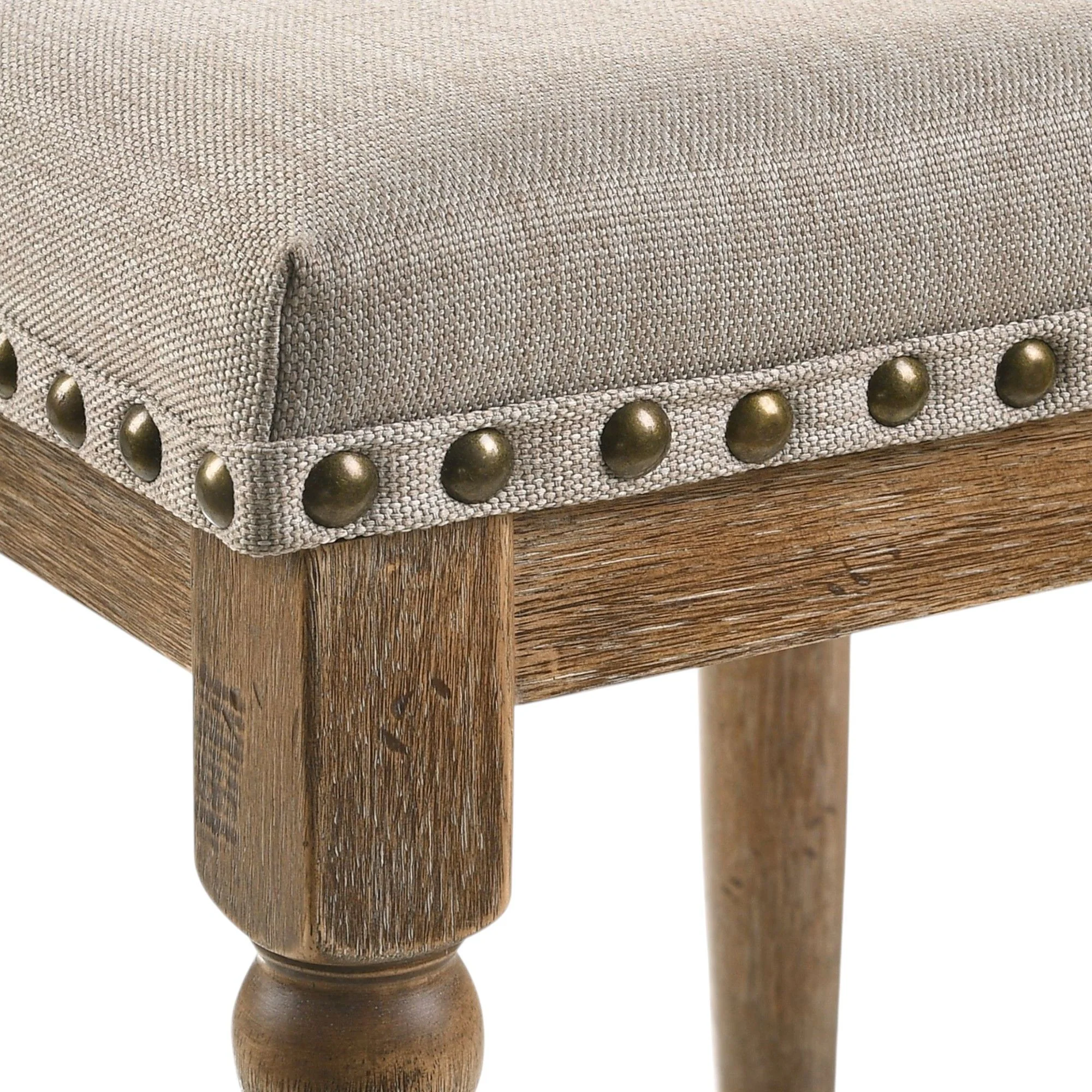 Farsiris - Weathered Counter Height Stool (Set 2) - Beige - Image 2