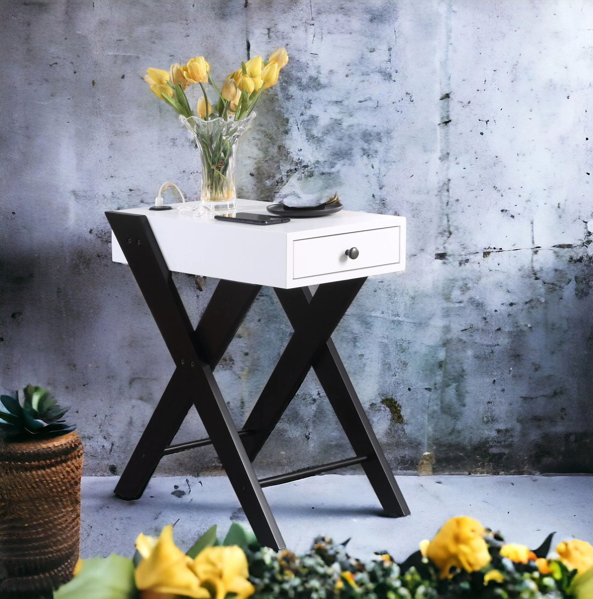 Fierce - Accent Table With Built - In USB Port - Image 2