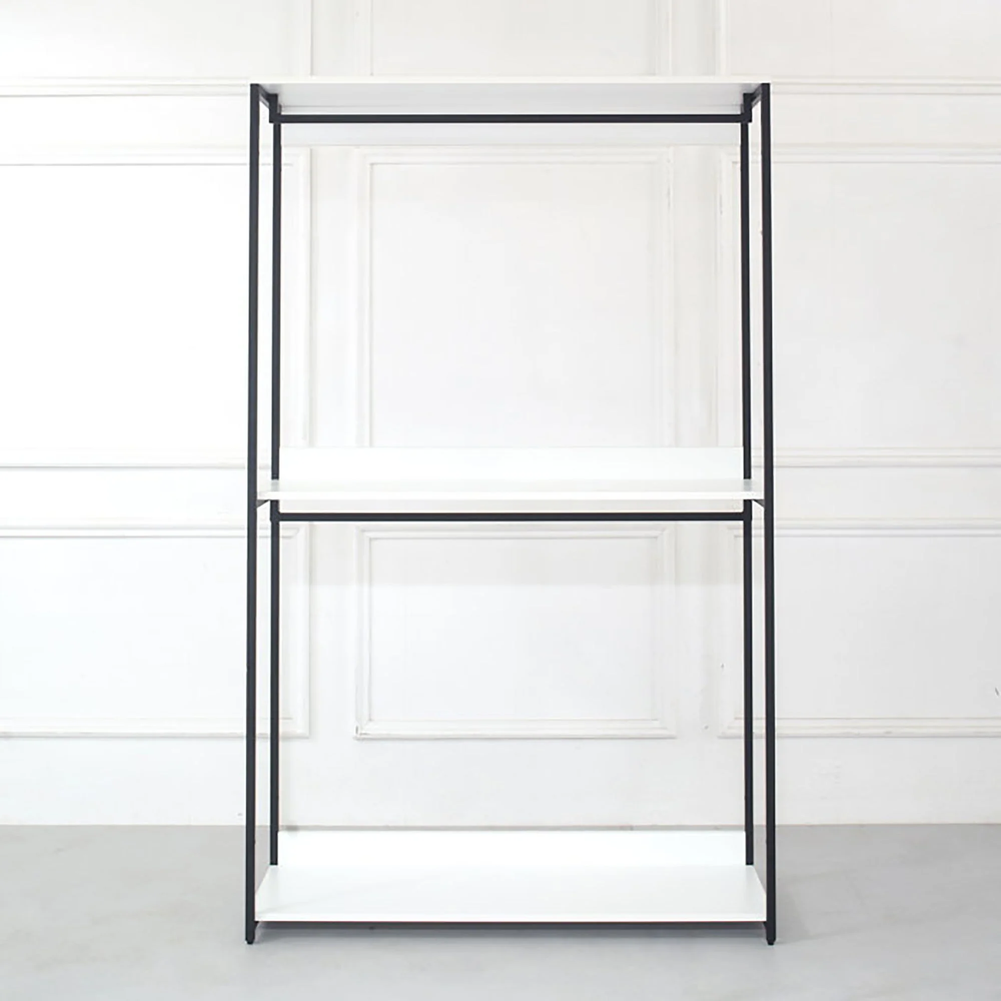 Fiona - Freestanding 3 Tower System Walk-In Closet With 7 Shelf - White - Image 2