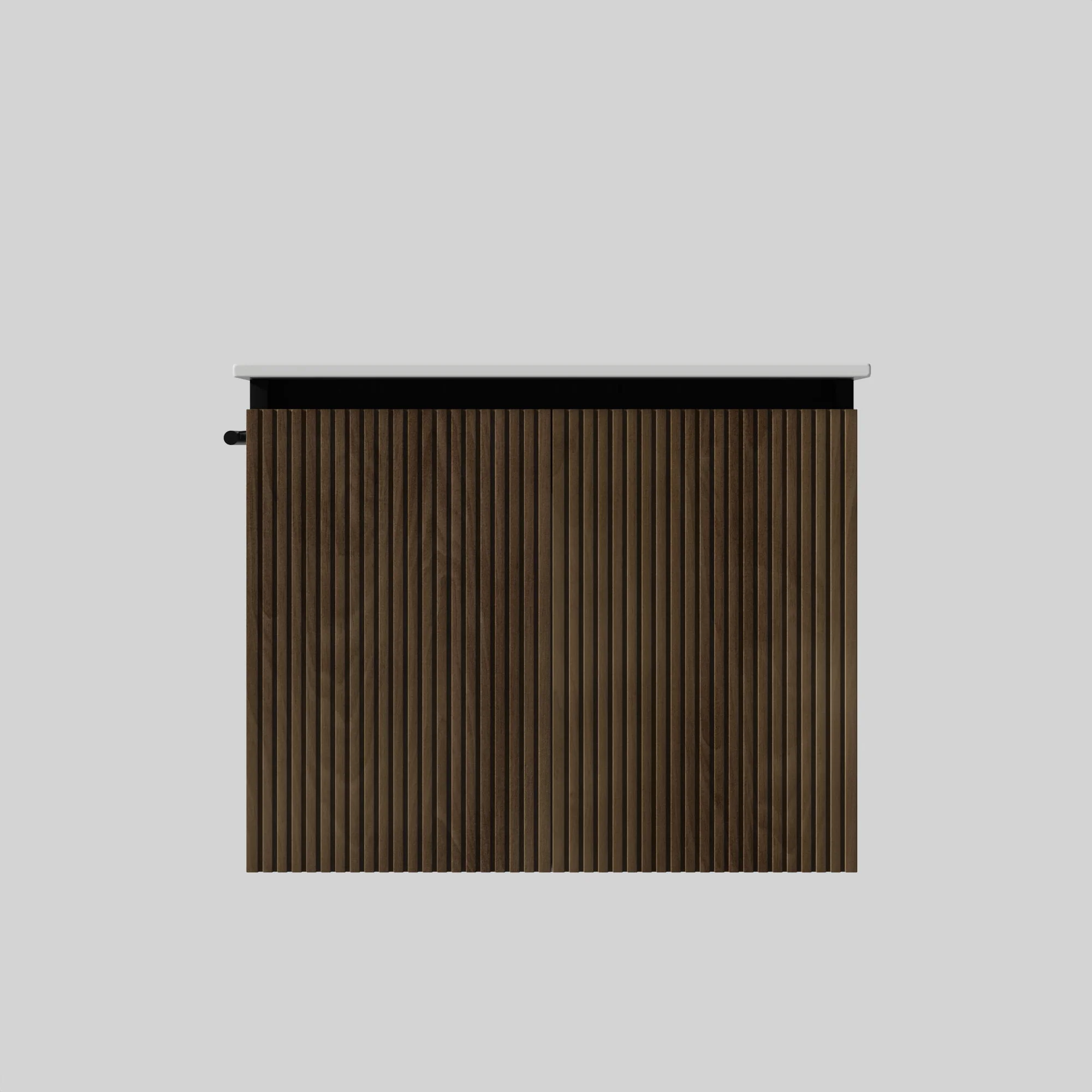 Floating Bathroom Vanity Combo, Towel Rack - Image 2