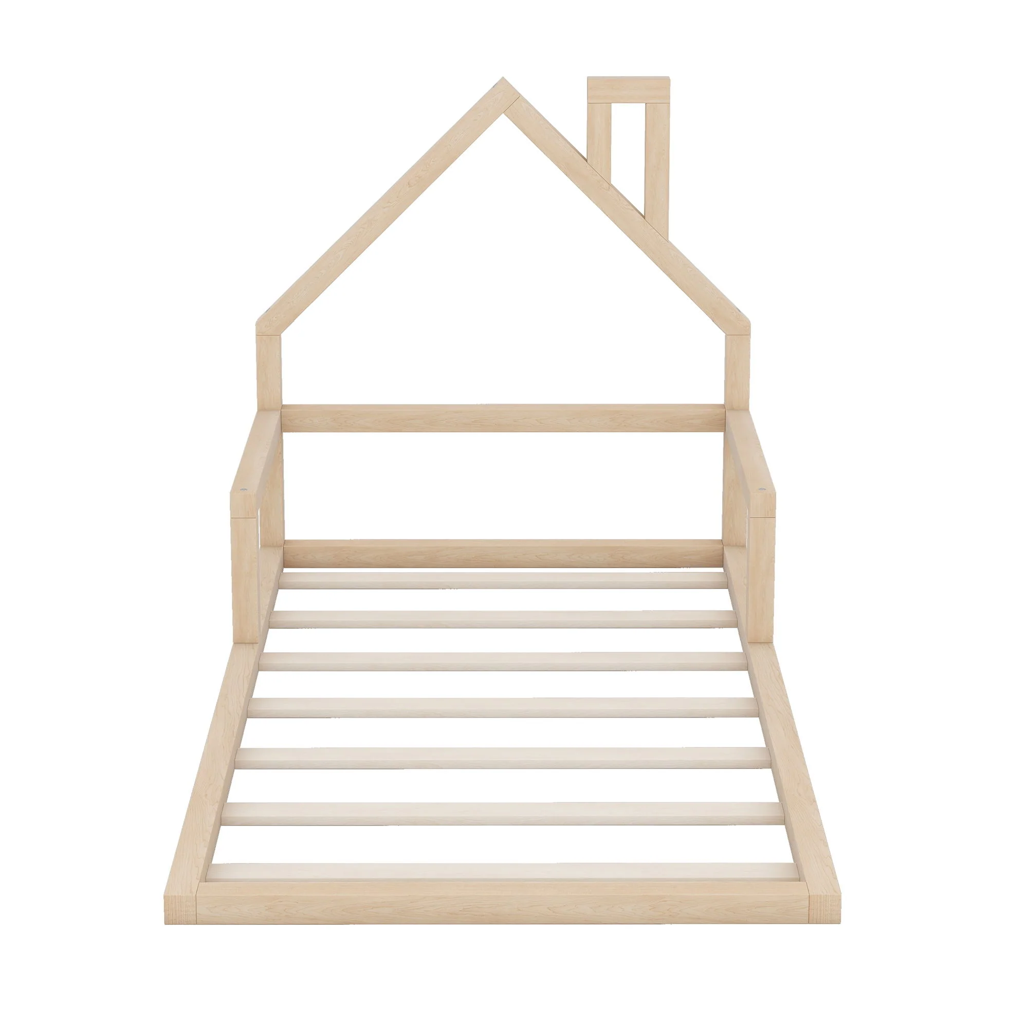 Floor Bed With House Shaped Headboard - Image 2