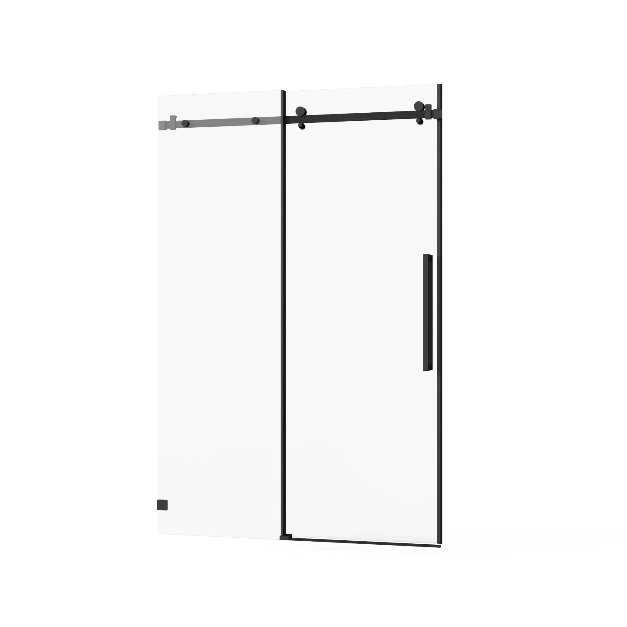 Frameless Tub Sliding Shower Door With Easy Clean Coating - Image 5