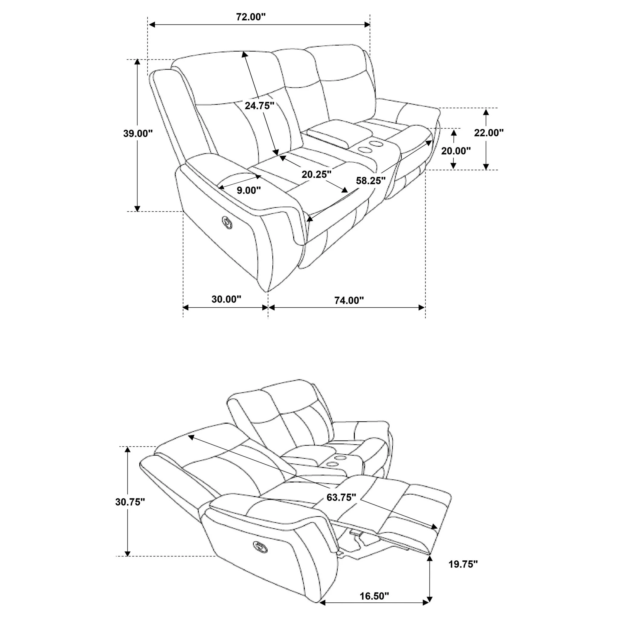 Franklin - Reclining Sofa Set - Image 5