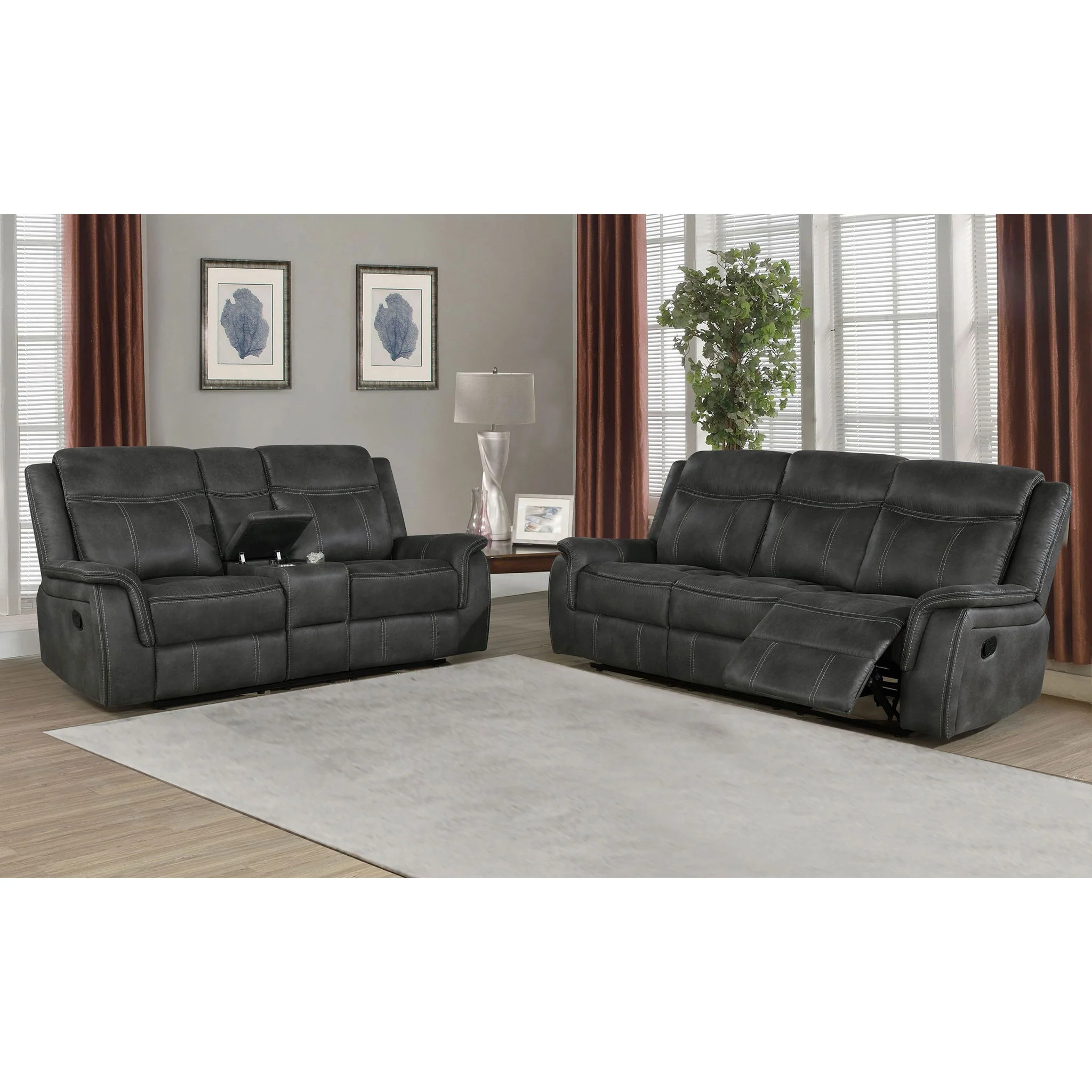 Franklin - Reclining Sofa Set - Image 6