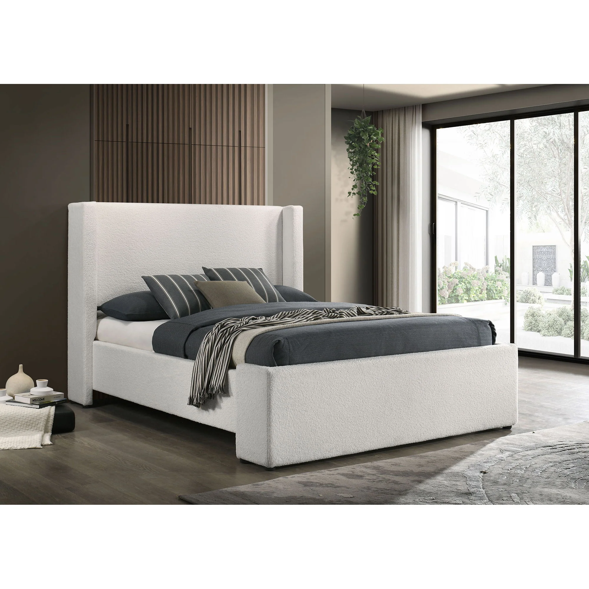 Froberg - Platform Bed With Wingback Headboard - Image 2