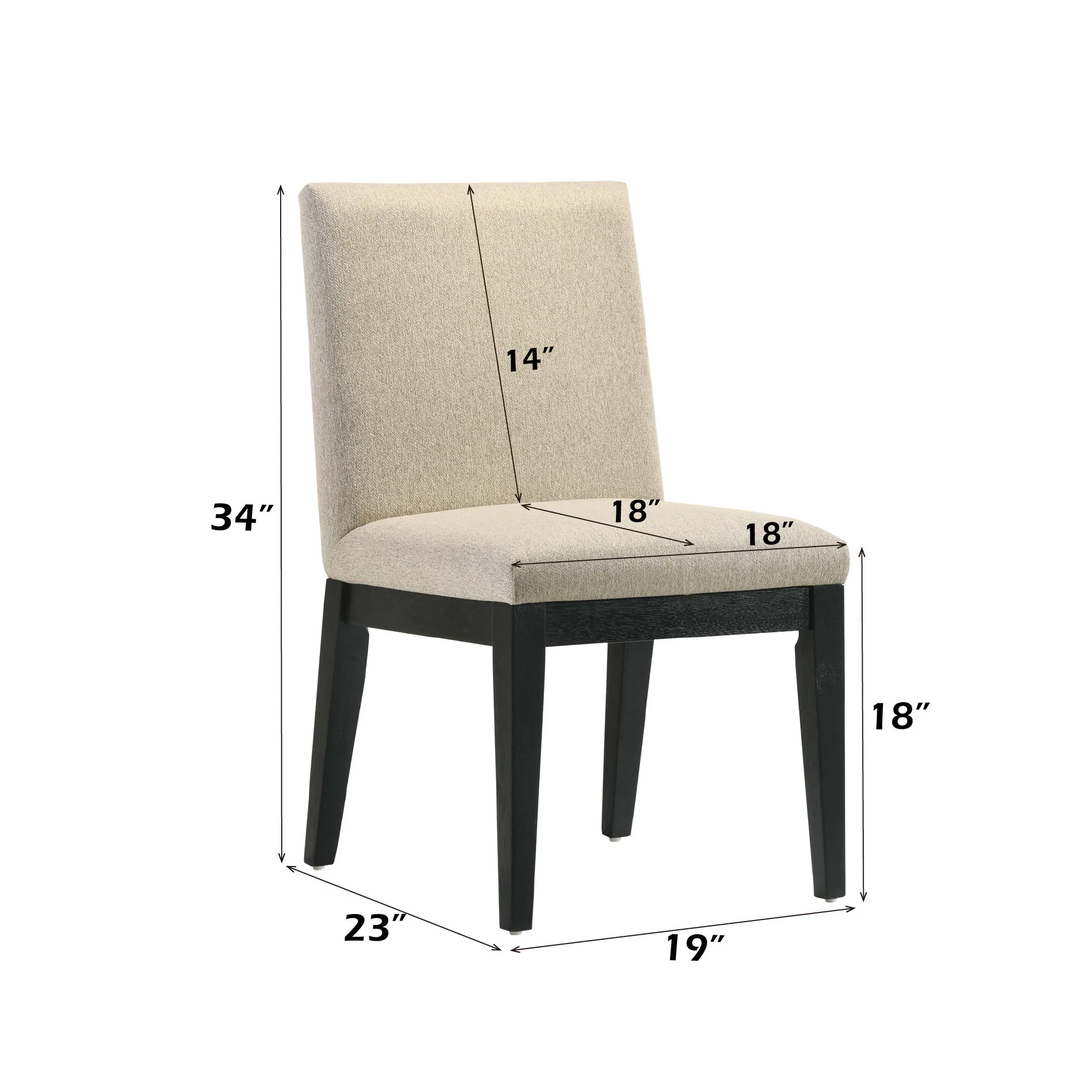 Froja - Side Chair (Set of 2) - Beige - Image 2