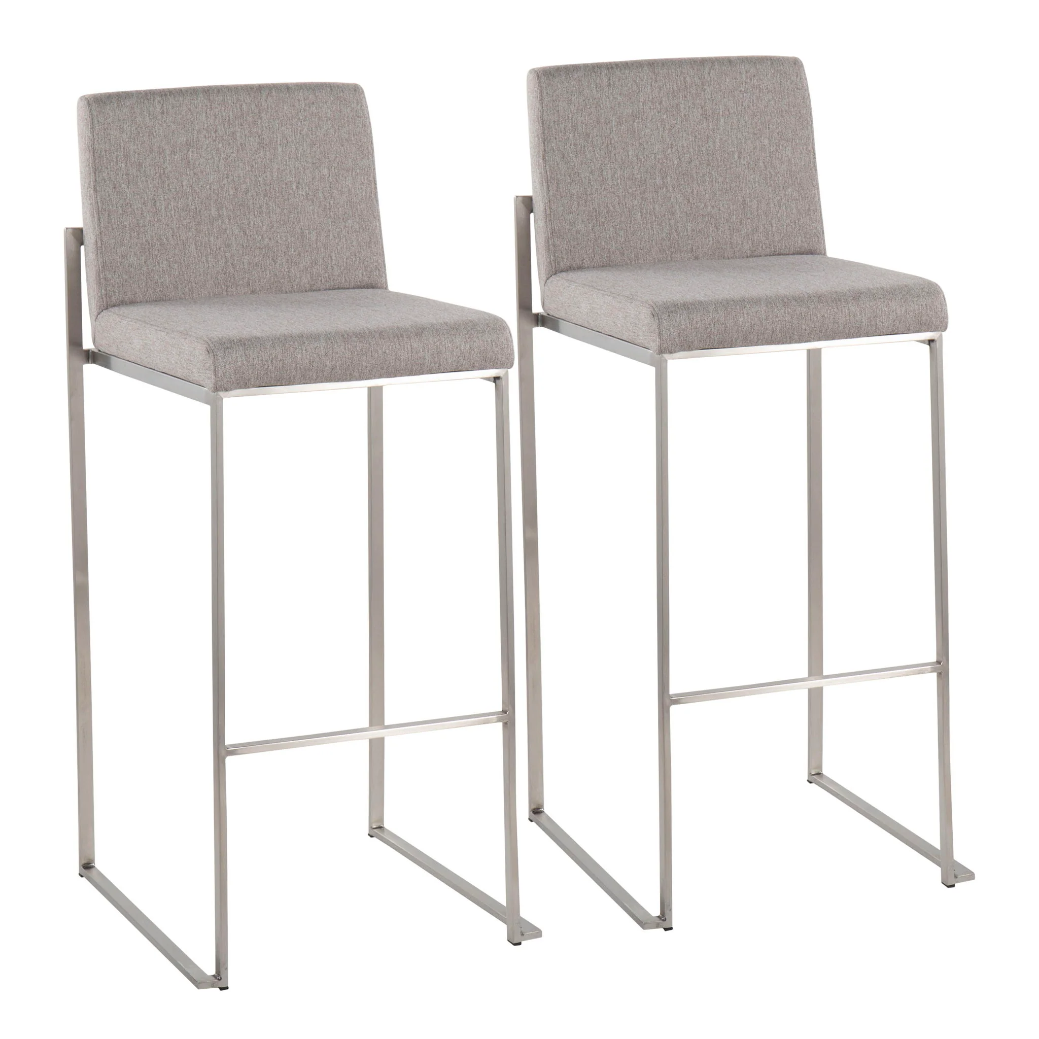 Fuji - Contemporary And Modern Elegance High Back Barstool - Image 5