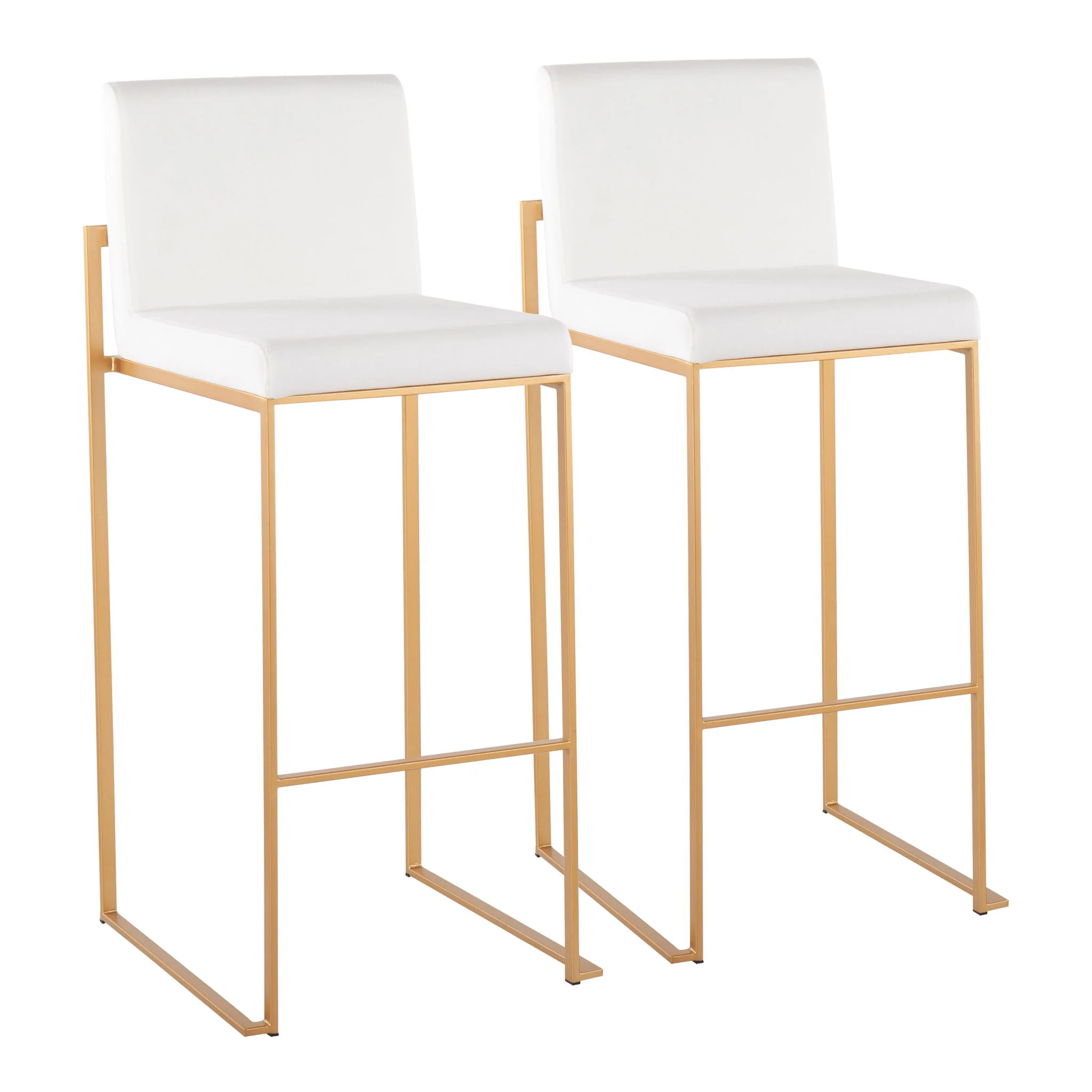 Fuji - Contemporary Design High Back Barstool - Image 3