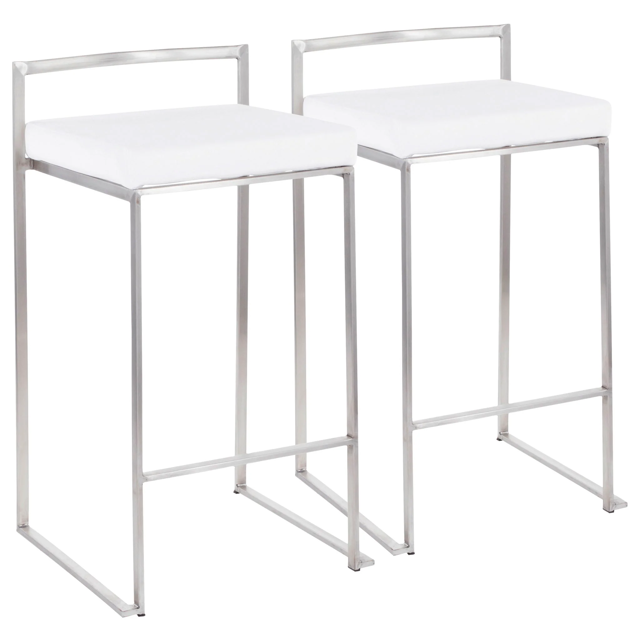 Fuji - Contemporary Elegant Stackable Counter Stool Set - Image 6