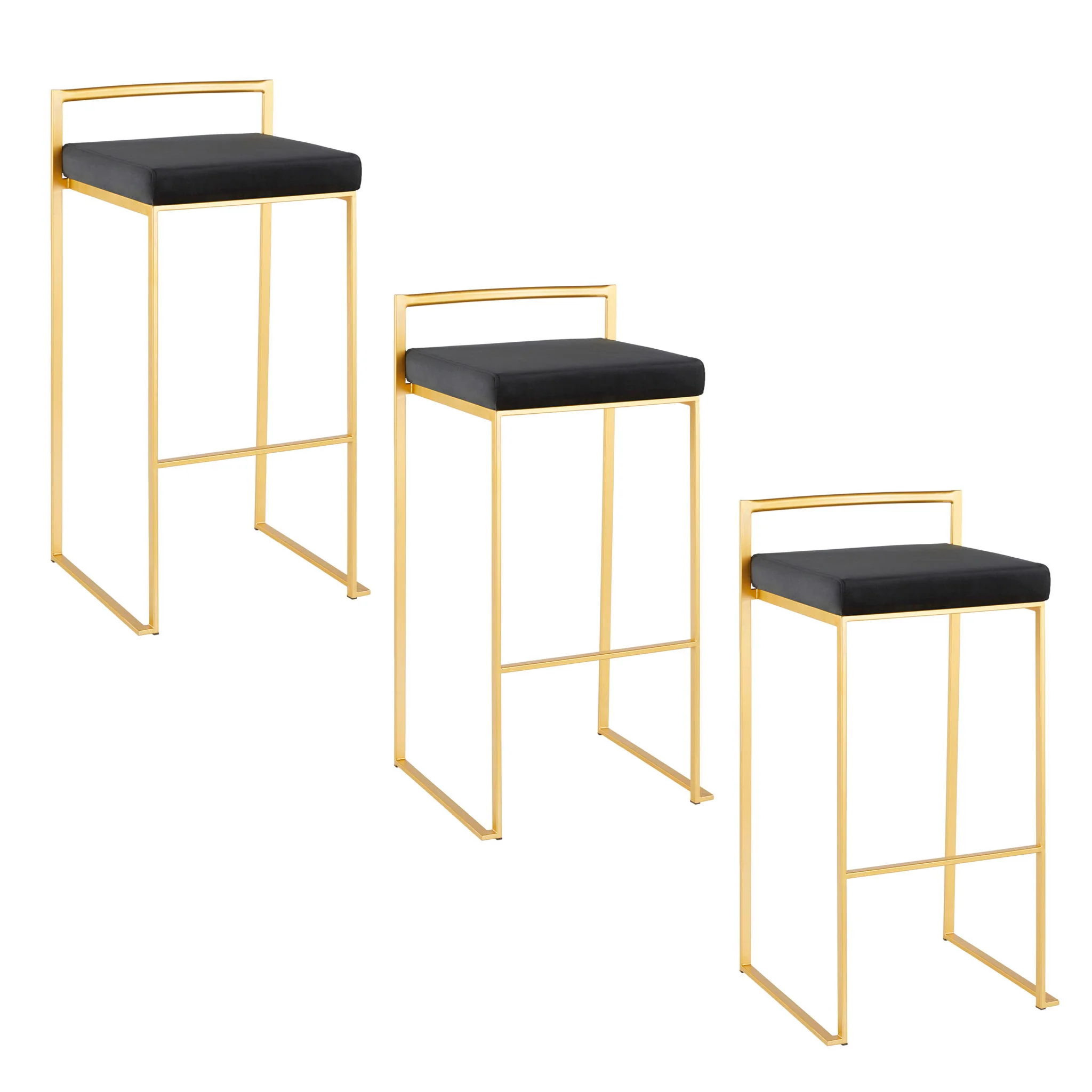 Fuji - Contemporary / Glam & Quality Construction Barstool - Image 3