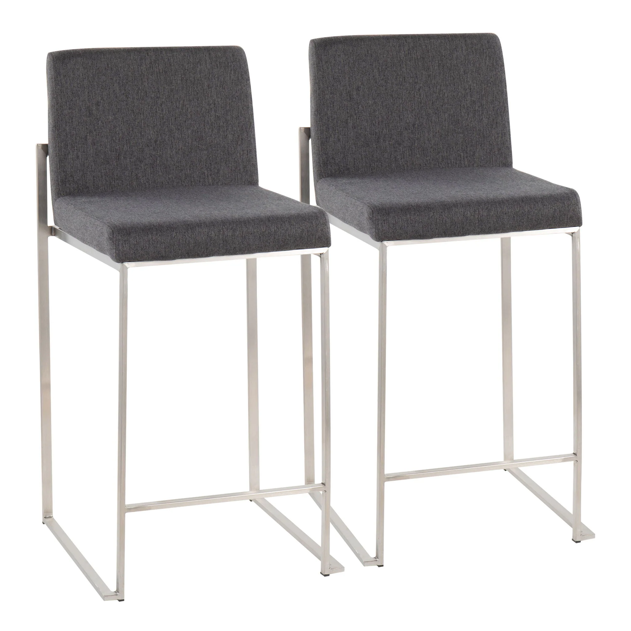 Fuji - Contemporary High Back Counter Stool, Functional Design - Image 10