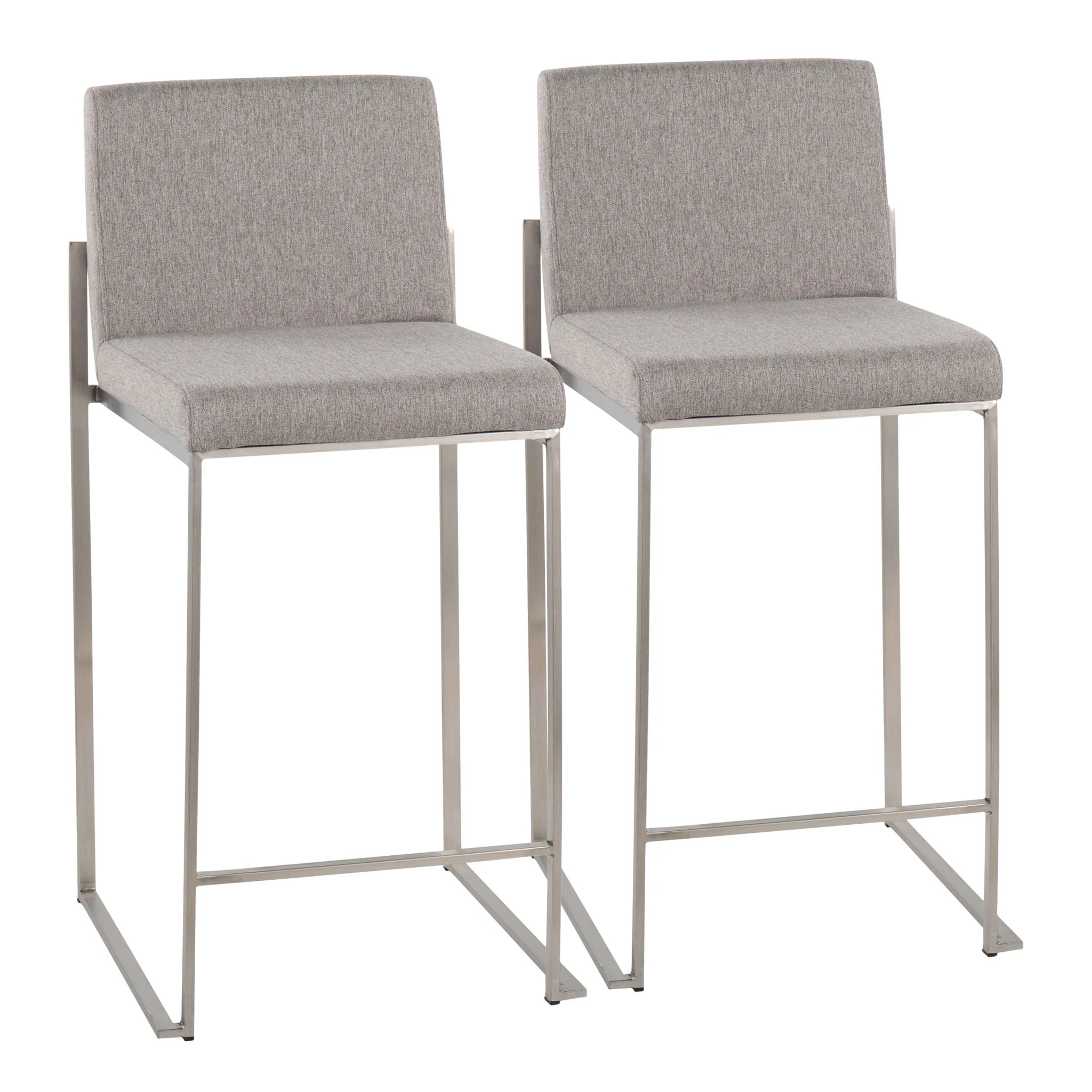 Fuji - Contemporary High Back Counter Stool, Functional Design - Image 5