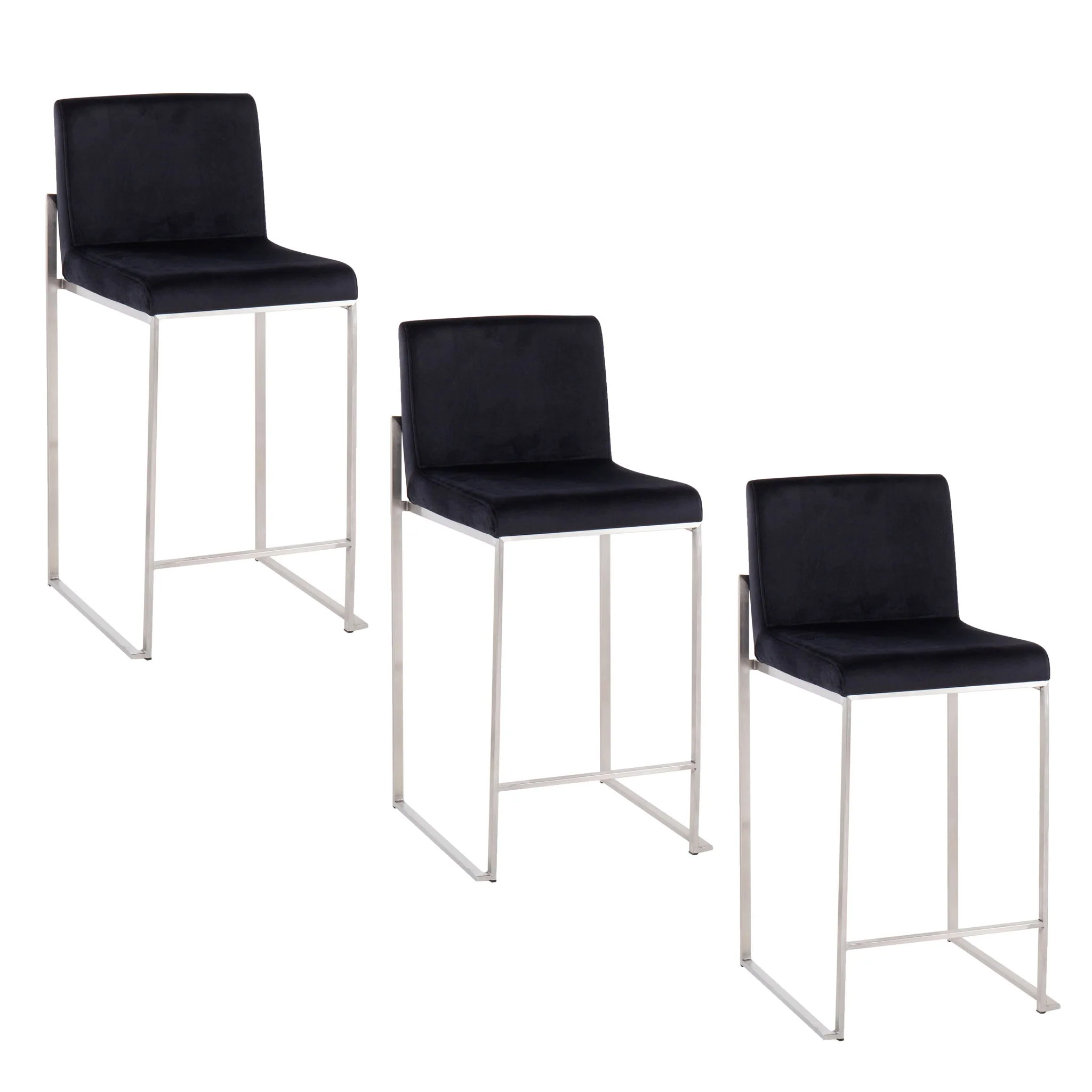 Fuji - Contemporary High Back Counter Stool, Functional Design - Image 6