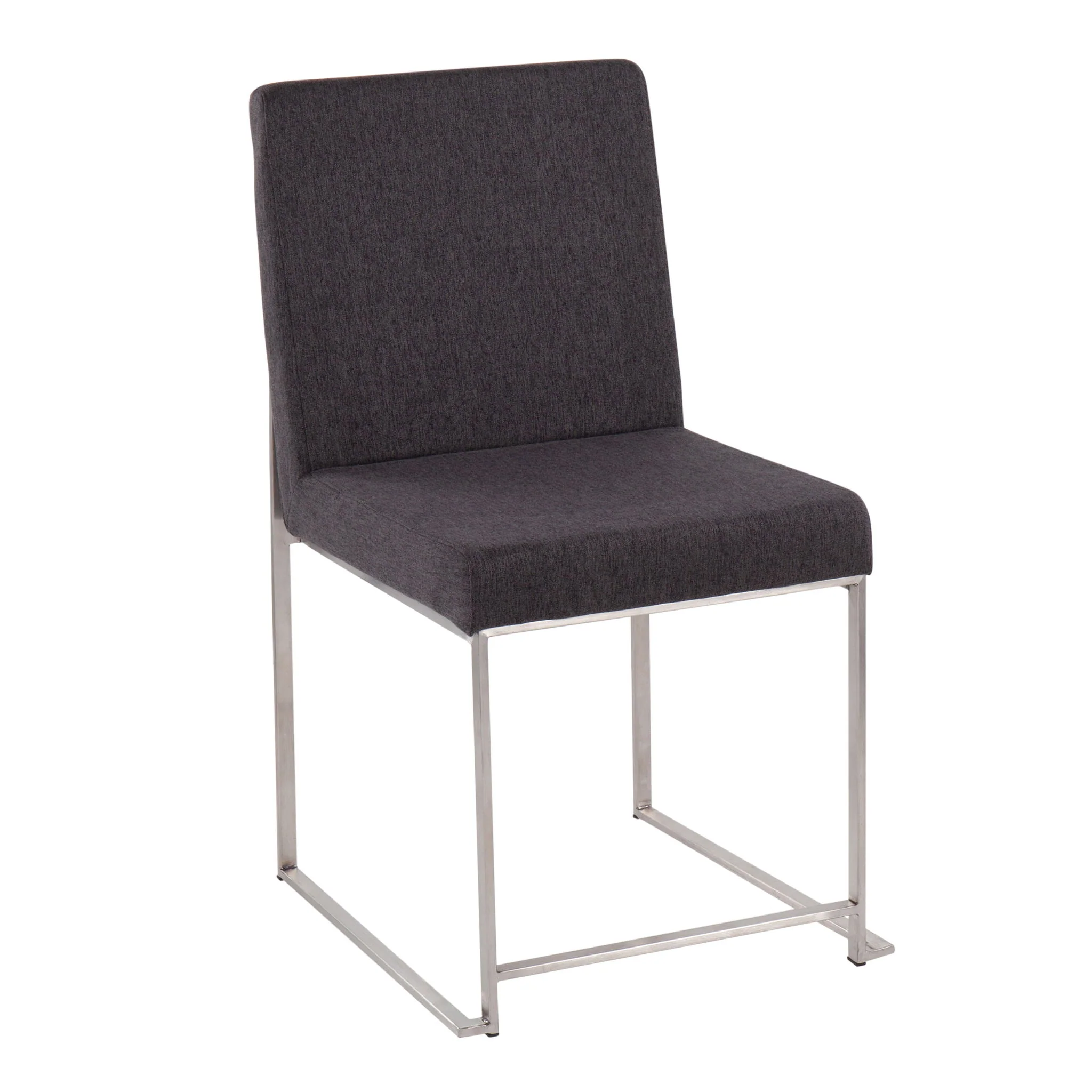 Fuji - Contemporary High Back Dining Chair, Modern Elegance (Set of 2) - Image 8