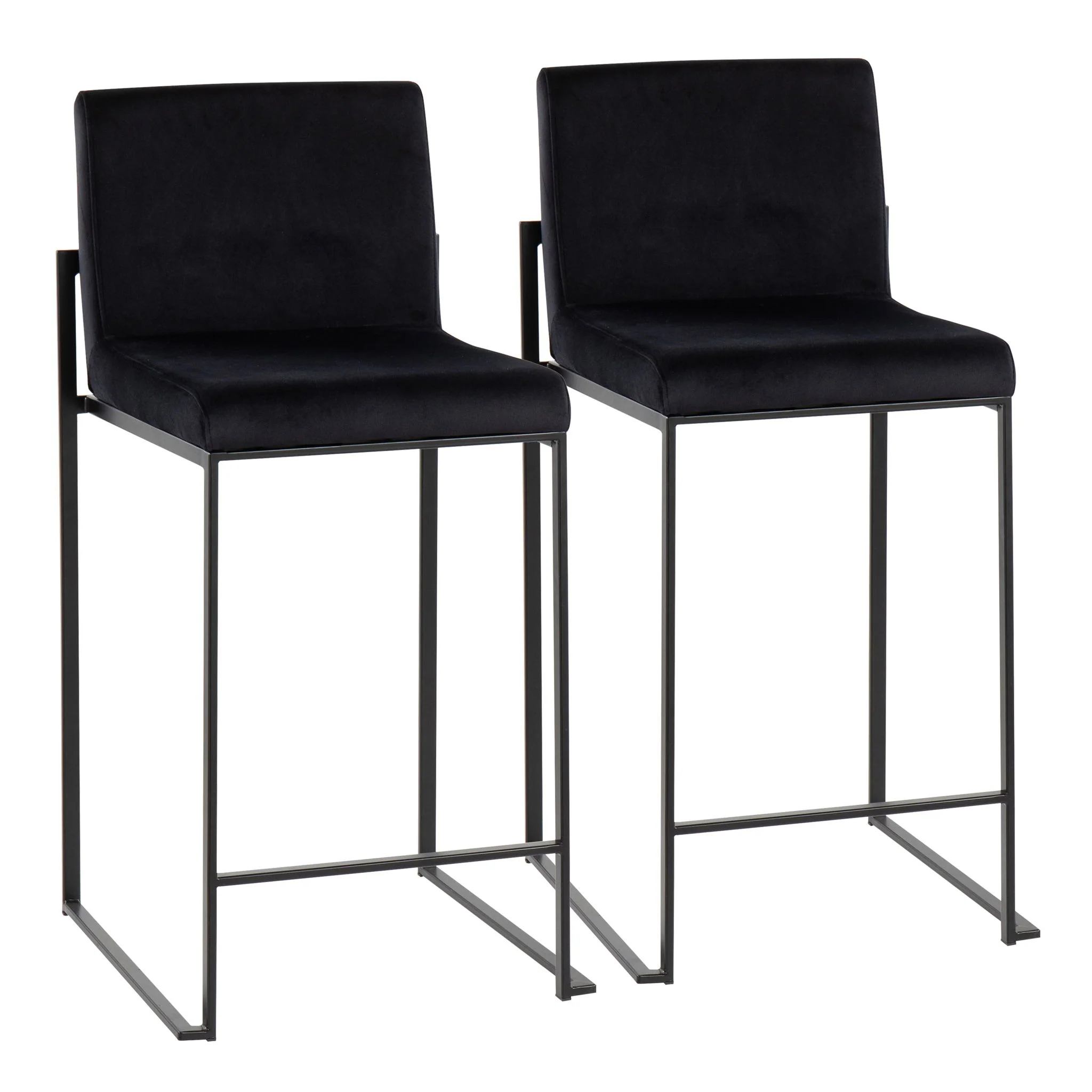 Fuji - Contemporary Modern Elegance, High Back Counter Stool - Image 8