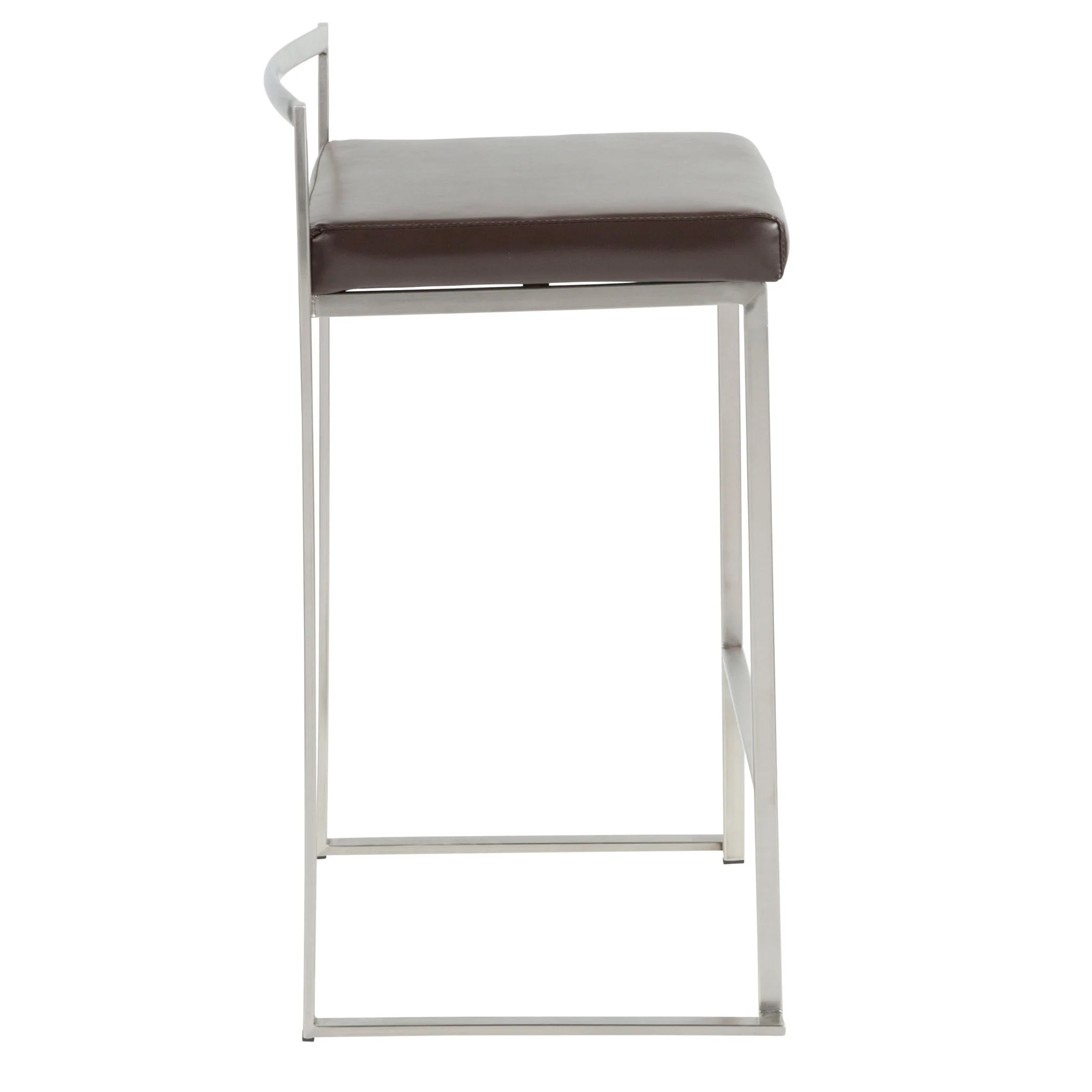 Fuji - Contemporary, Stackable Elegant Counter Stool (Set of 2) - Image 4