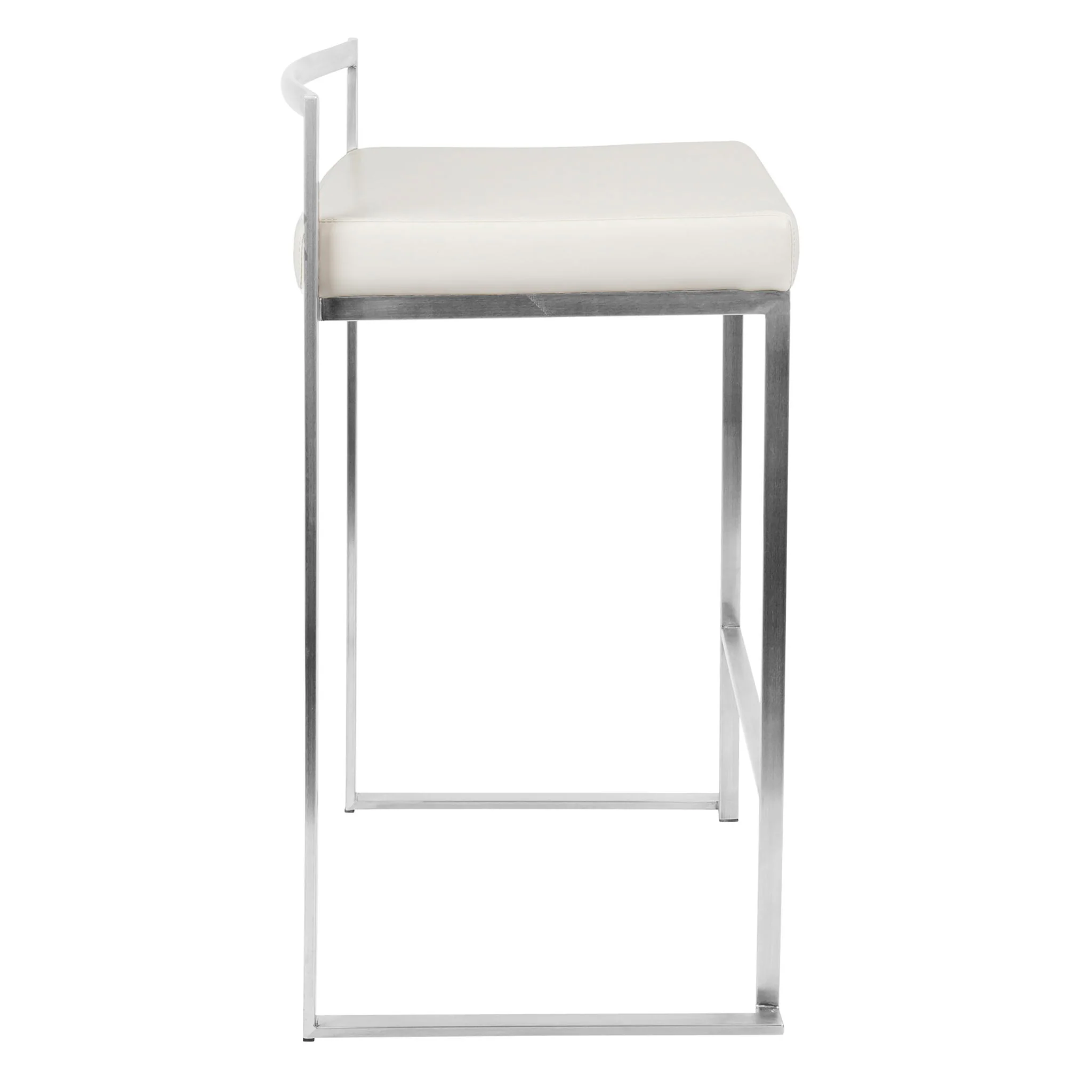 Fuji - Contemporary, Stackable Elegant Counter Stool (Set of 2) - Image 9