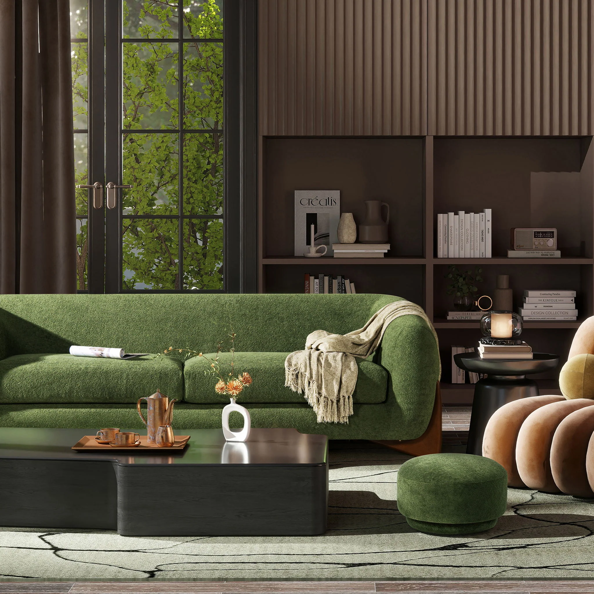Fuji - Mushroom Footstool Ottoman - Image 16