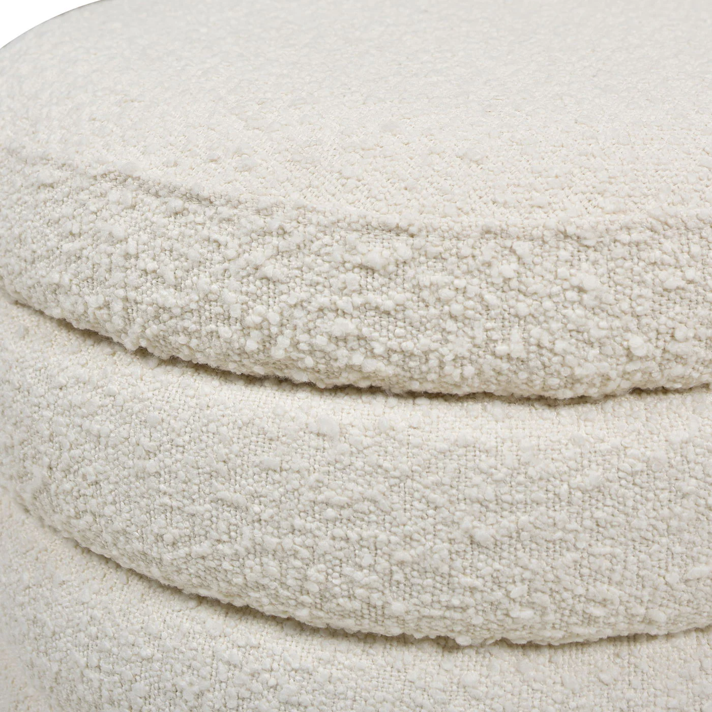 Fuji - Oversized Round Storage Ottoman - Image 10