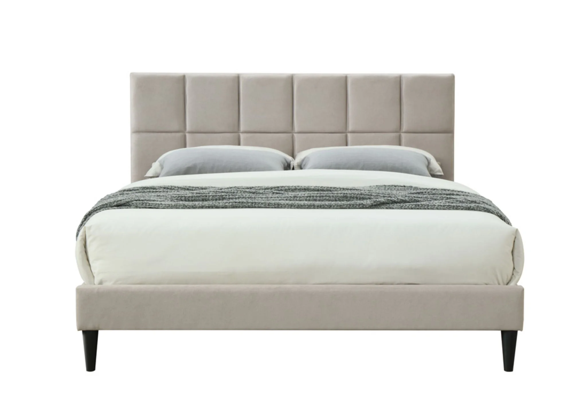 Full Sized Squares Bed With USB