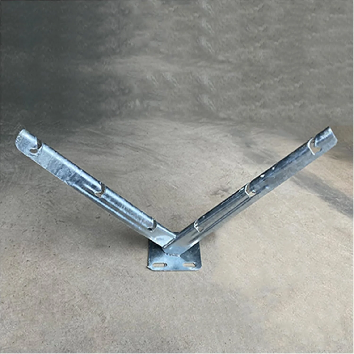 Galvanized V Bracket For Razor Wire Extension Fence Support 1 Pair - Silver - Image 2